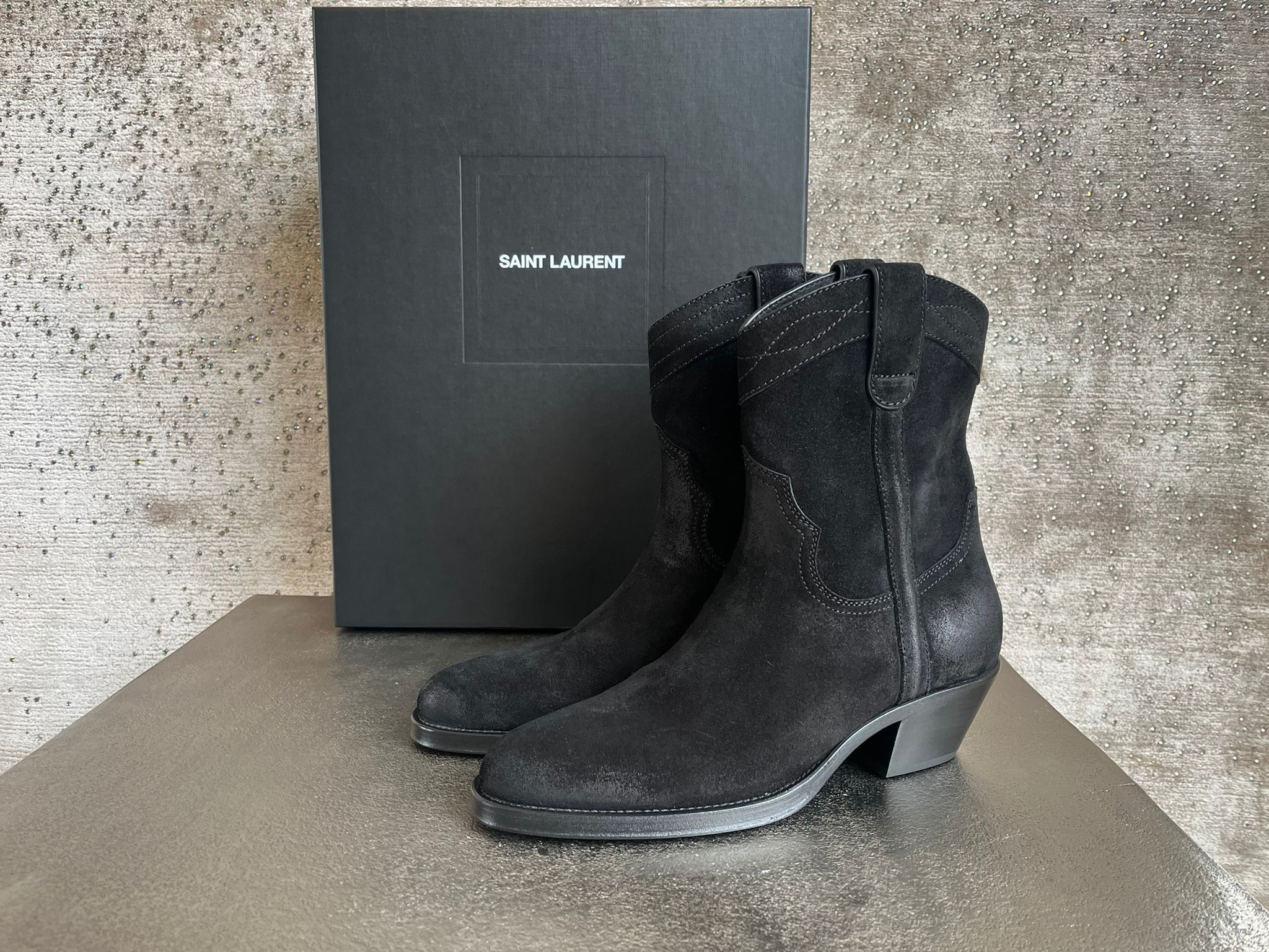 Saint Laurent Paris Q.2 / Eastwood 45 Santiag Boots in Black Size US 10 / EU 43 - 8 Thumbnail