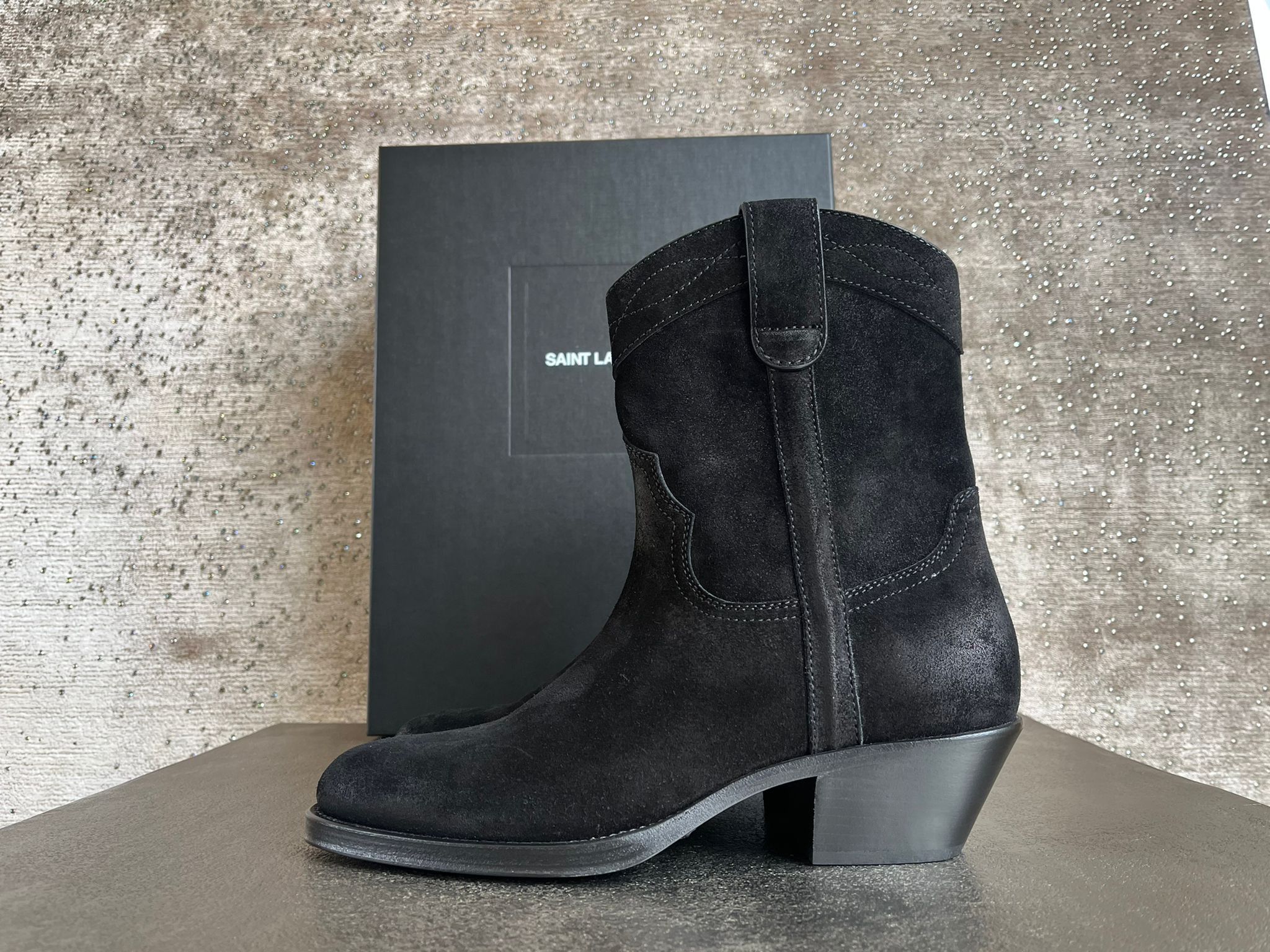 Saint Laurent Paris Q.2 / Eastwood 45 Santiag Boots in Black Size US 10 / EU 43 - 2 Thumbnail