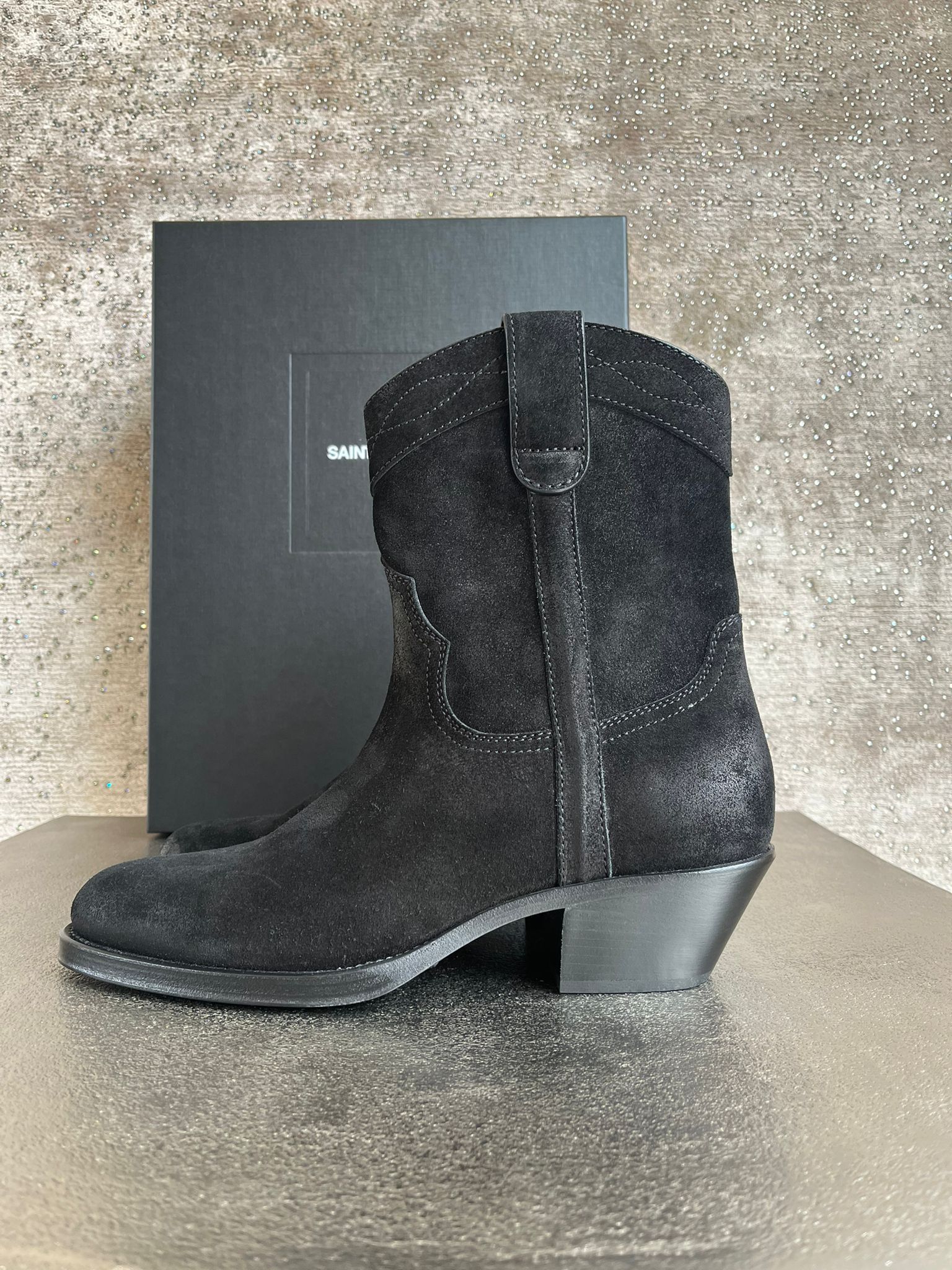 Saint Laurent Paris Q.2 / Eastwood 45 Santiag Boots in Black Size US 10 / EU 43 - 4 Thumbnail