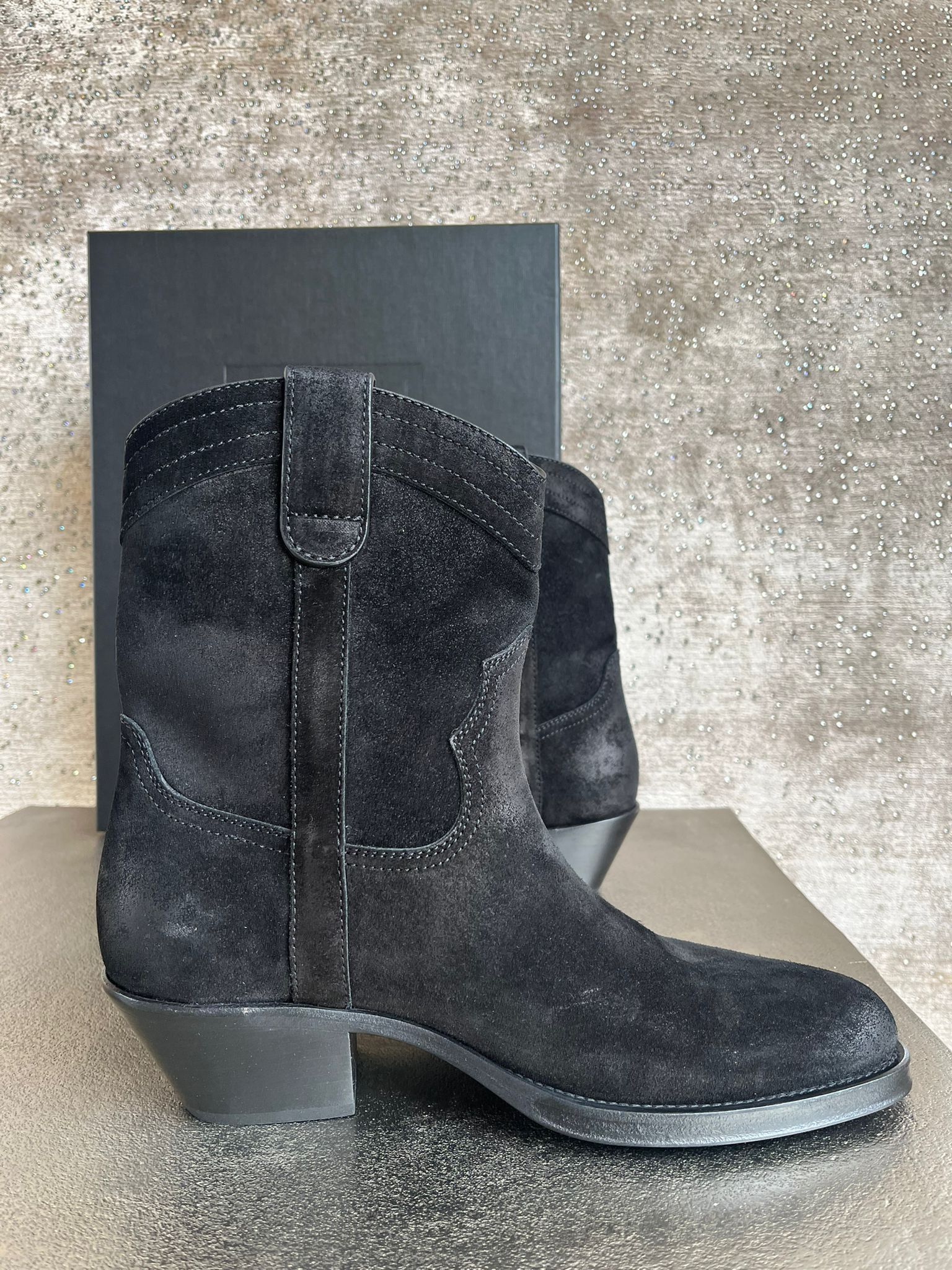 Saint Laurent Paris Q.2 / Eastwood 45 Santiag Boots in Black Size US 10 / EU 43 - 9 Thumbnail