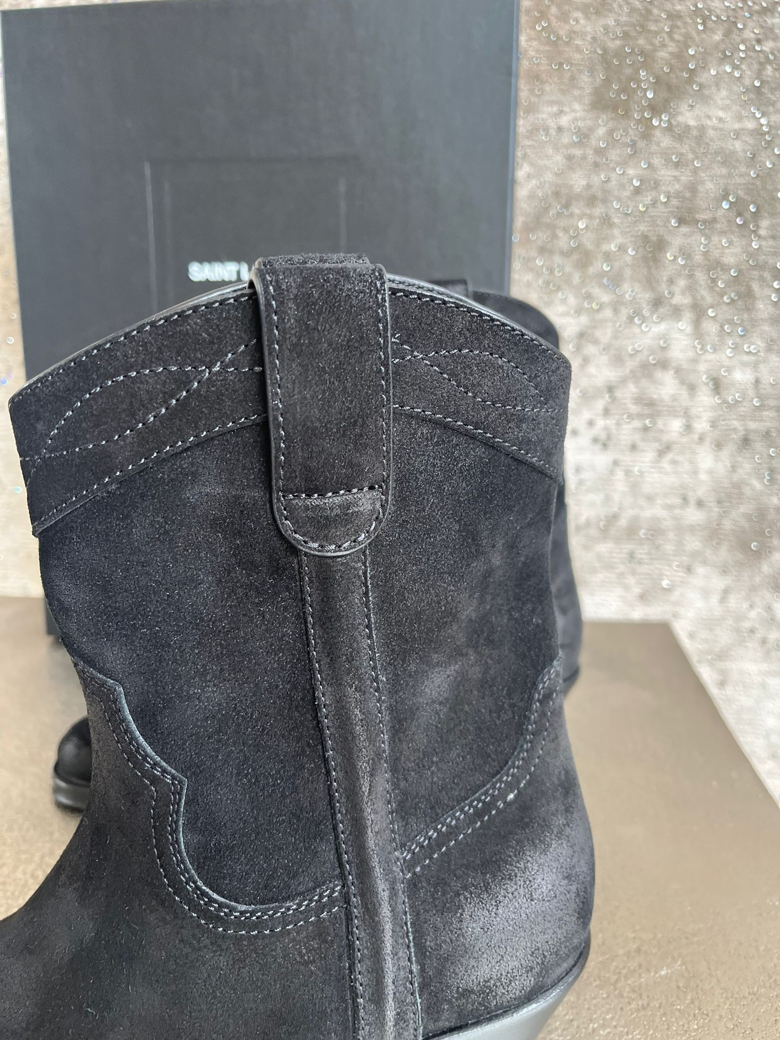 Saint Laurent Paris Q.2 / Eastwood 45 Santiag Boots in Black Size US 10 / EU 43 - 7 Thumbnail