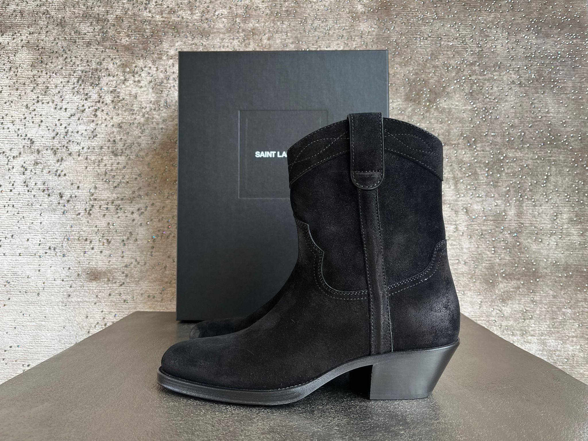 Saint Laurent Paris Q.2 / Eastwood 45 Santiag Boots in Black Size US 10 / EU 43 - 3 Thumbnail