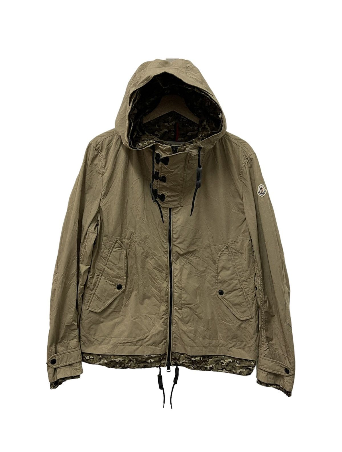 Japanese Brand × Moncler × Vintage Vintage Moncler Blouson Asperge Inner Camo Zipper Jacket Size US M / EU 48-50 / 2 - 1 Thumbnail
