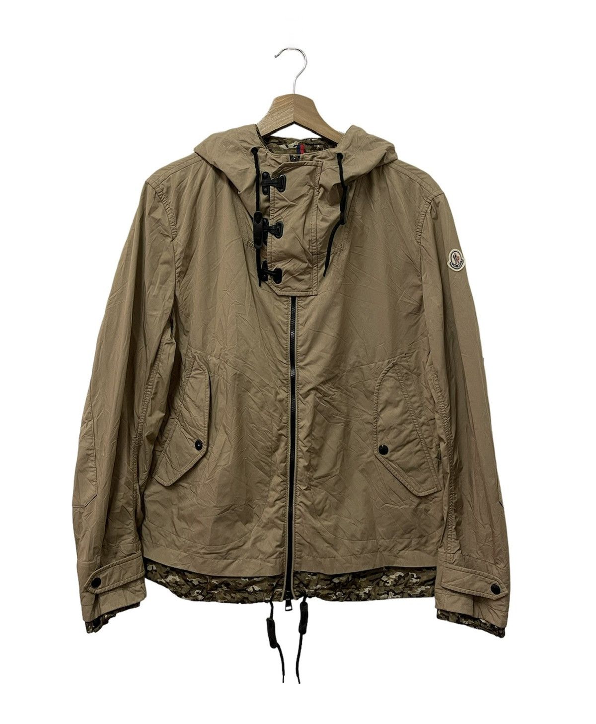 Japanese Brand × Moncler × Vintage Vintage Moncler Blouson Asperge Inner Camo Zipper Jacket Size US M / EU 48-50 / 2 - 2 Thumbnail