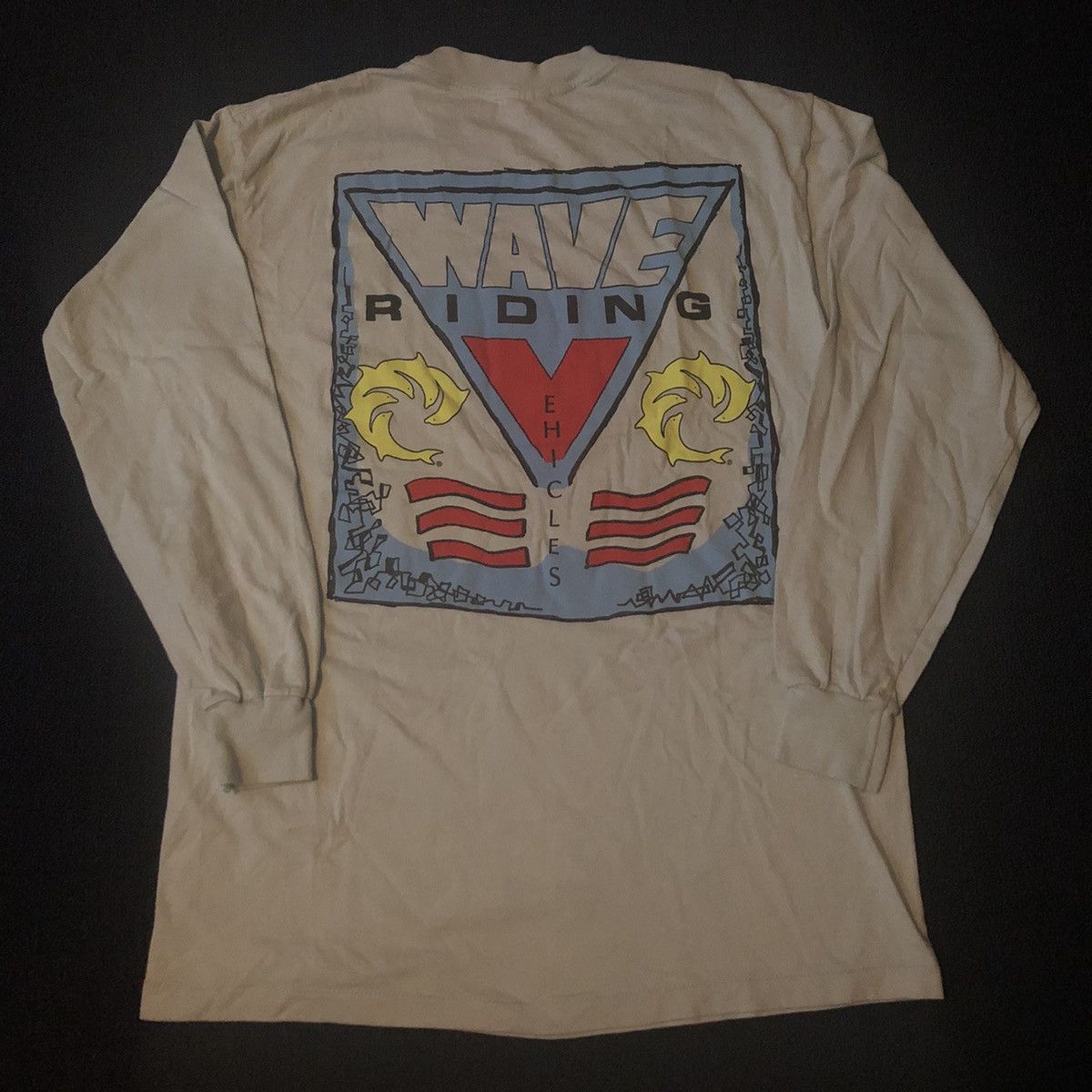 Other Vintage 90s Wave Riding Vehicles WRV Graphic Logo Longsleeve Size US L / EU 52-54 / 3 - 2 Thumbnail
