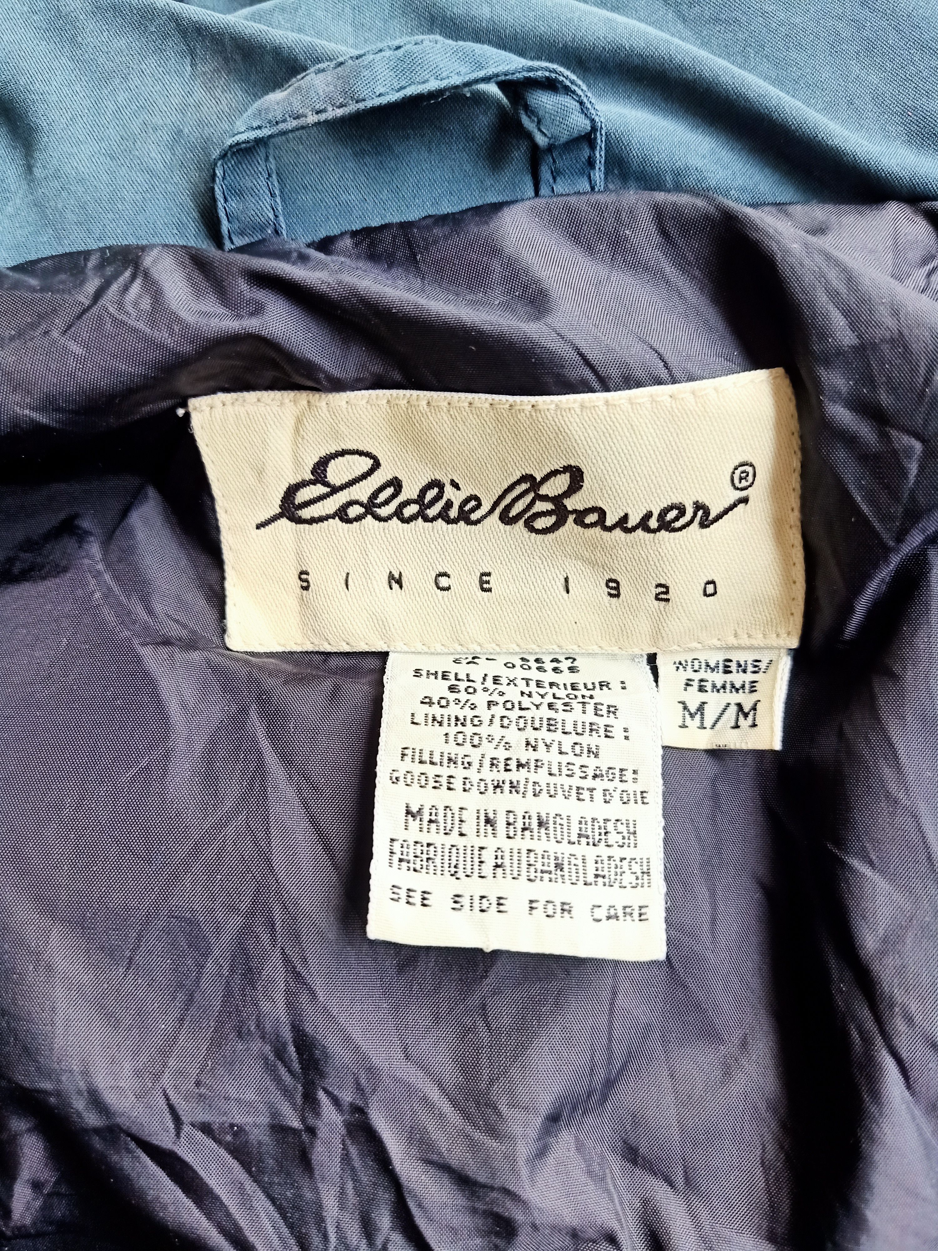 Eddie Bauer Eddie Bauer Goose Down Puffer Jungle Green Size US M / EU 48-50 / 2 - 7 Thumbnail
