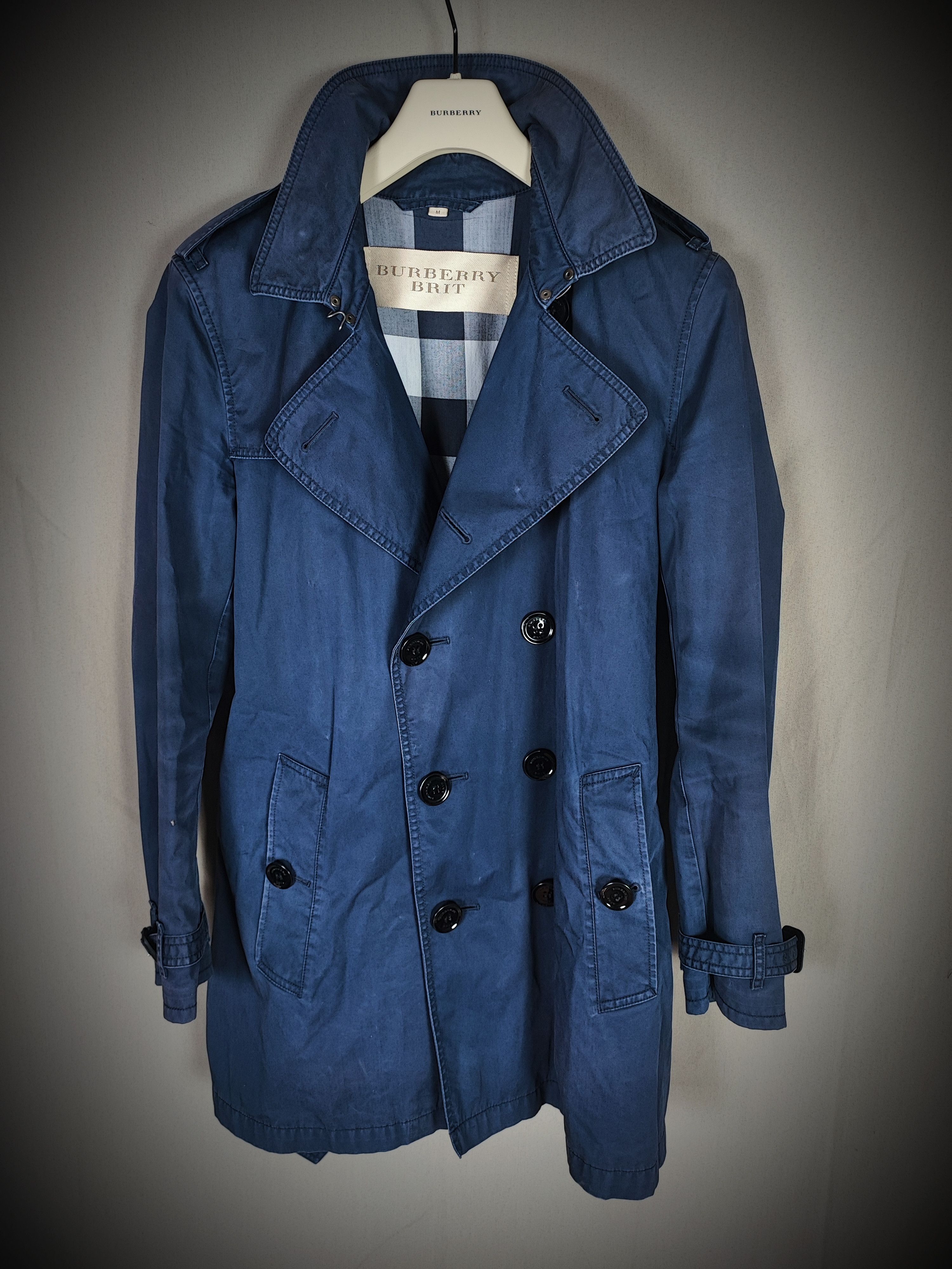 Burberry Burberry Trench-coat Navy Blue Size US M / EU 48-50 / 2 - 3 Thumbnail