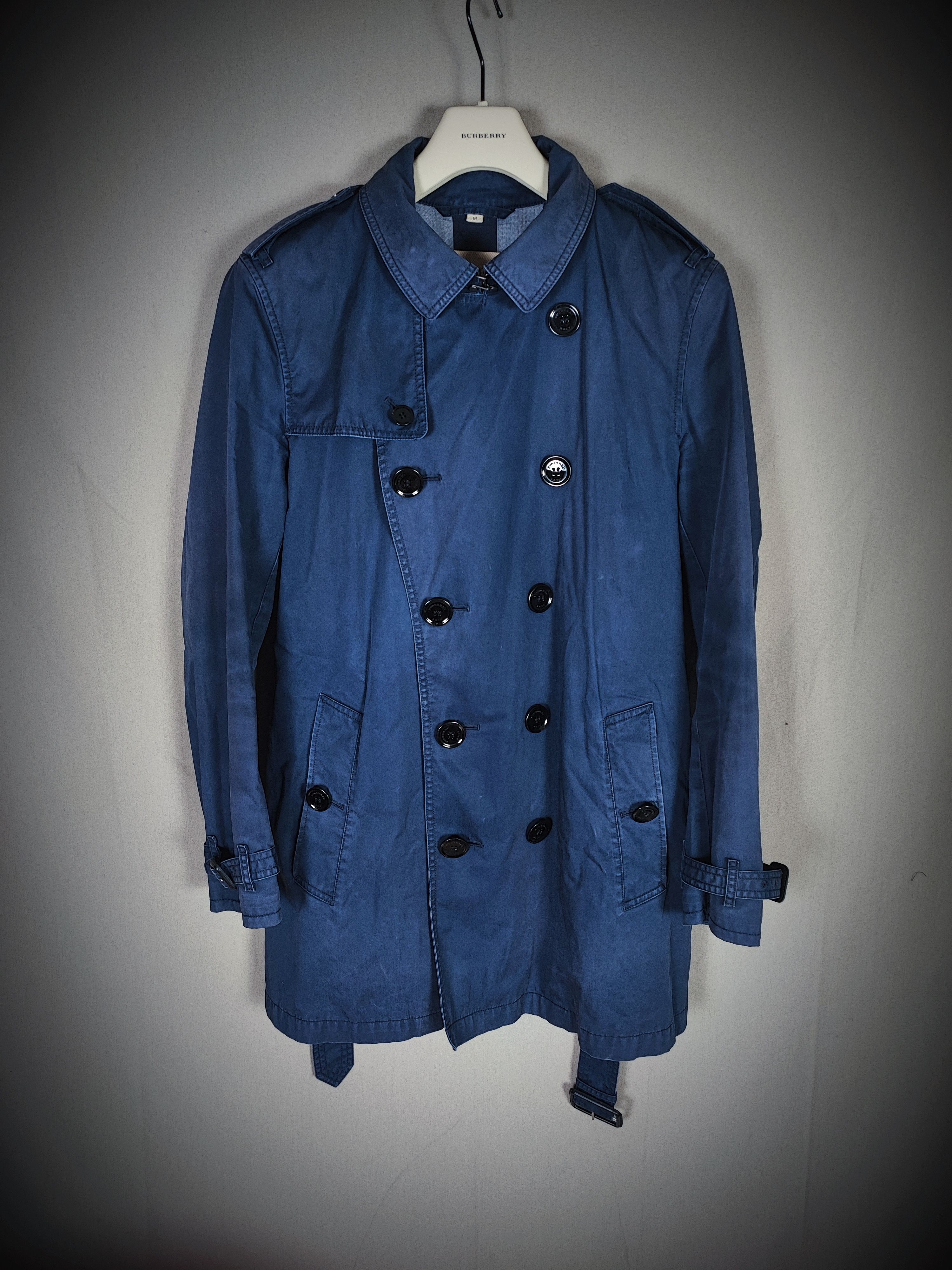 Burberry Burberry Trench-coat Navy Blue Size US M / EU 48-50 / 2 - 5 Thumbnail