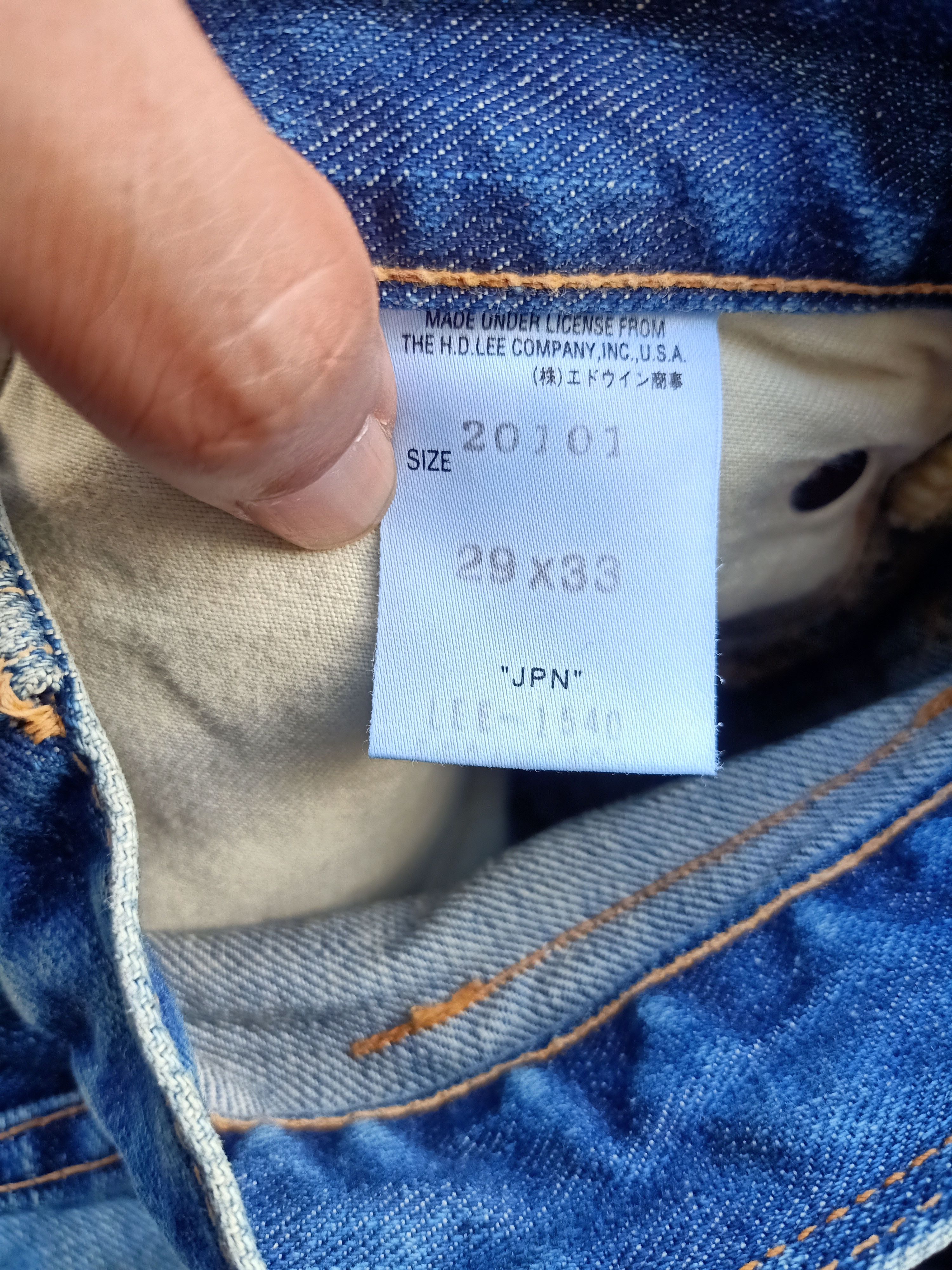 Lee × Vintage Seasoned Painted Lee Jeans Made in Japan Size US 29 - 8 Thumbnail