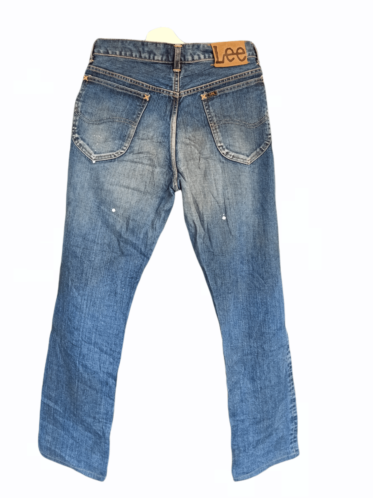 Lee × Vintage Seasoned Painted Lee Jeans Made in Japan Size US 29 - 4 Thumbnail