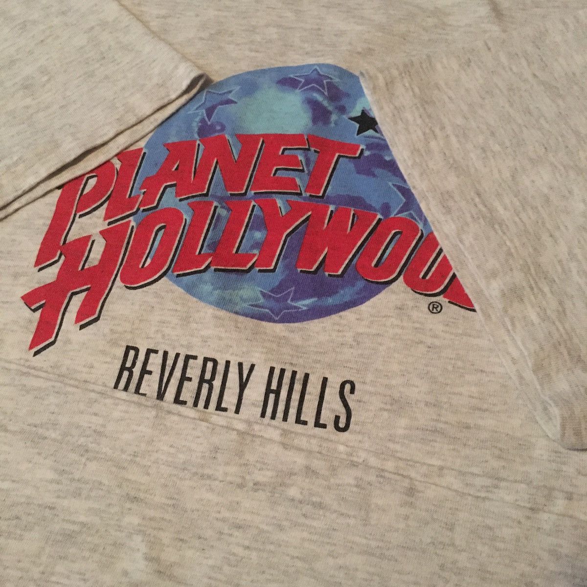 Planet Hollywood Vintage 90s Planet Hollywood Beverly Hills Graphic Logo Tee Size US L / EU 52-54 / 3 - 5 Thumbnail