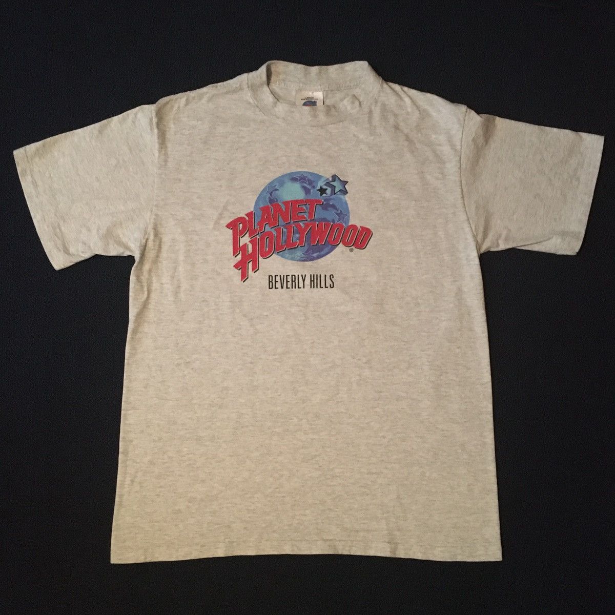 Planet Hollywood Vintage 90s Planet Hollywood Beverly Hills Graphic Logo Tee Size US L / EU 52-54 / 3 - 2 Thumbnail