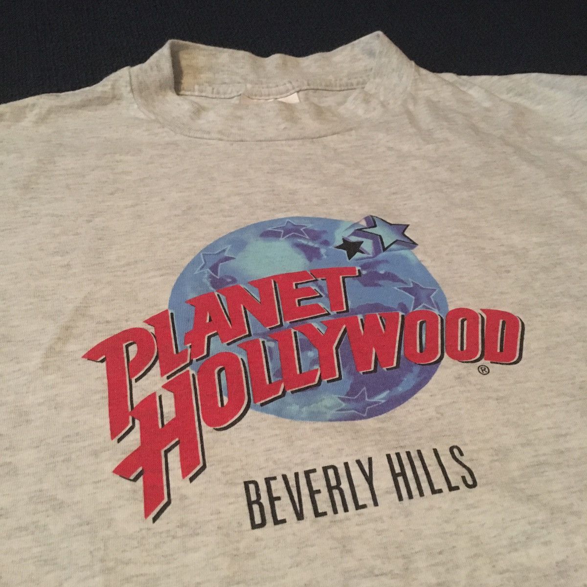 Planet Hollywood Vintage 90s Planet Hollywood Beverly Hills Graphic Logo Tee Size US L / EU 52-54 / 3 - 1 Thumbnail
