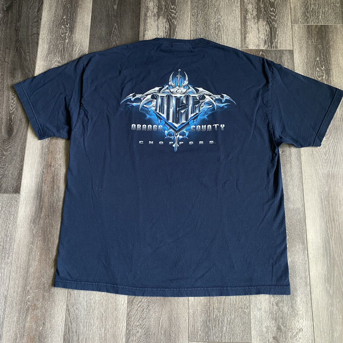 Vintage Vintage 2000s Orange County Choppers Sword Graphic Logo Tee Size US XXL / EU 58 / 5 - 3 Thumbnail
