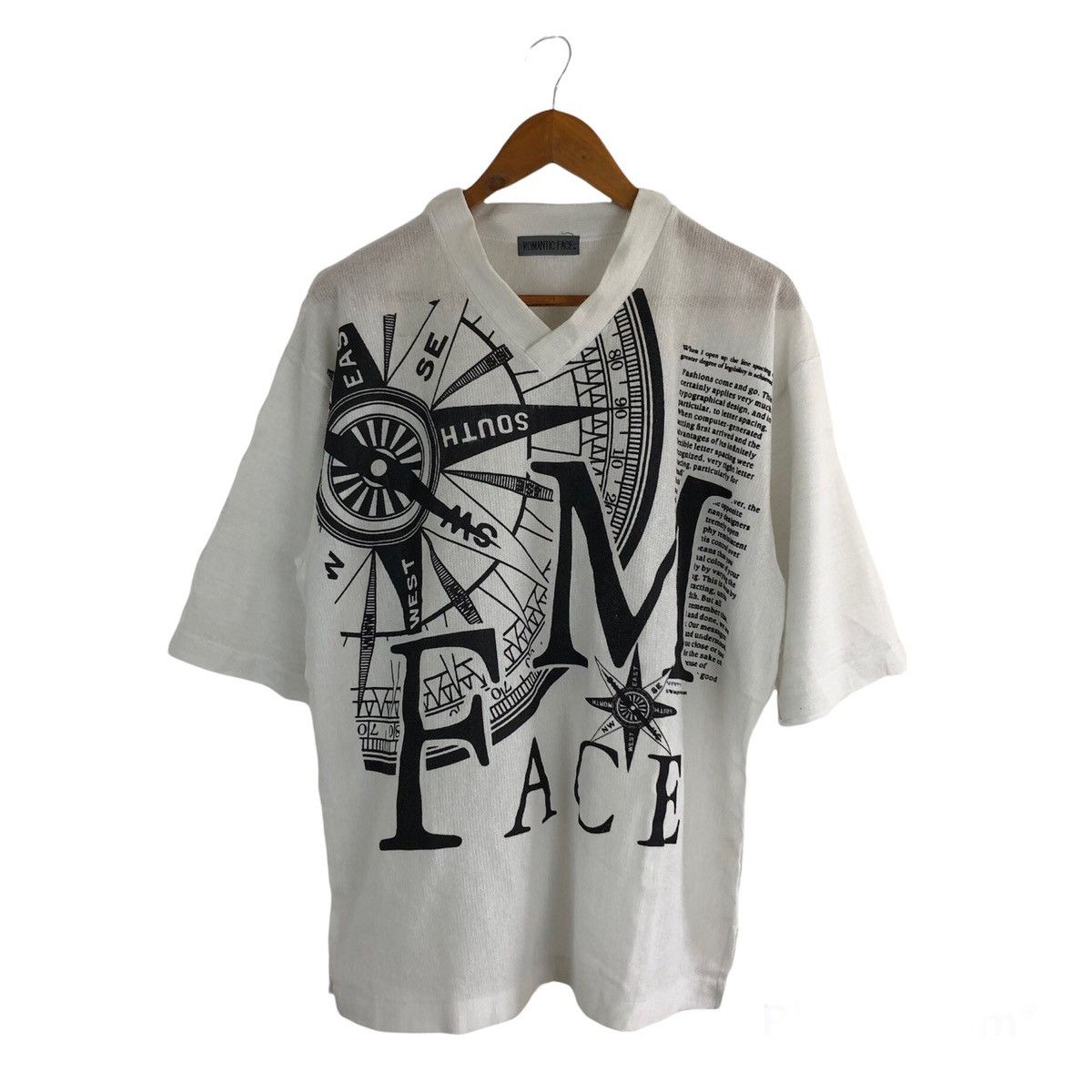 Japanese Brand RARE TRANSPARENT SHORT SLEEVE TEE ROMANTIC FACE BIG LOGO Size US M / EU 48-50 / 2 - 1 Thumbnail