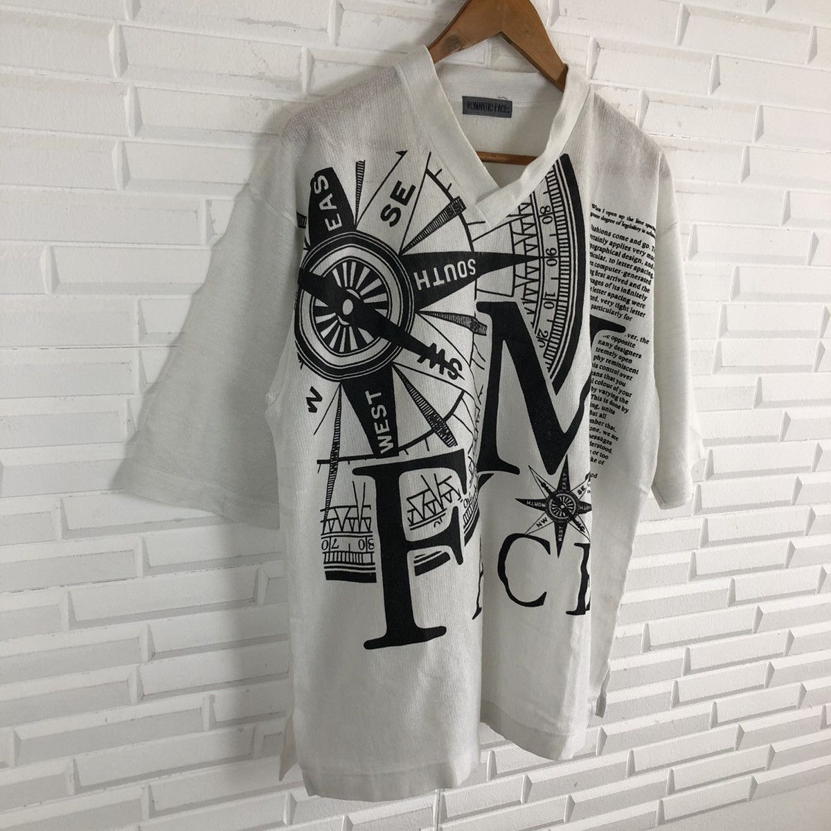Japanese Brand RARE TRANSPARENT SHORT SLEEVE TEE ROMANTIC FACE BIG LOGO Size US M / EU 48-50 / 2 - 2 Thumbnail