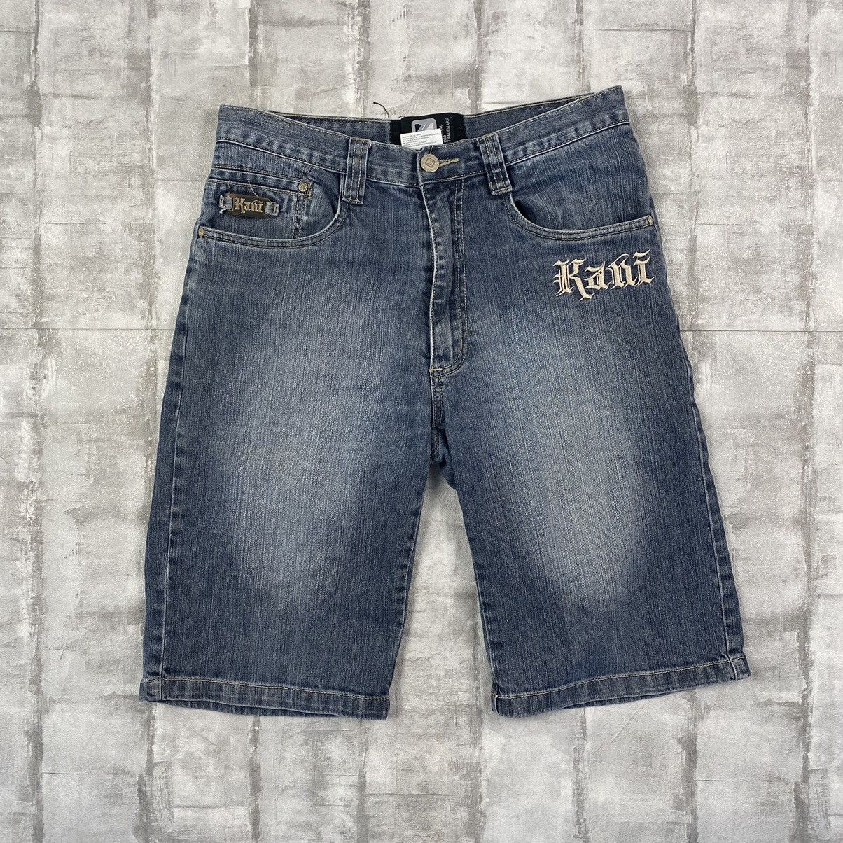 Karl Kani Karl Kani Vintage Denim Shorts Size US 30 / EU 46 - 2 Thumbnail