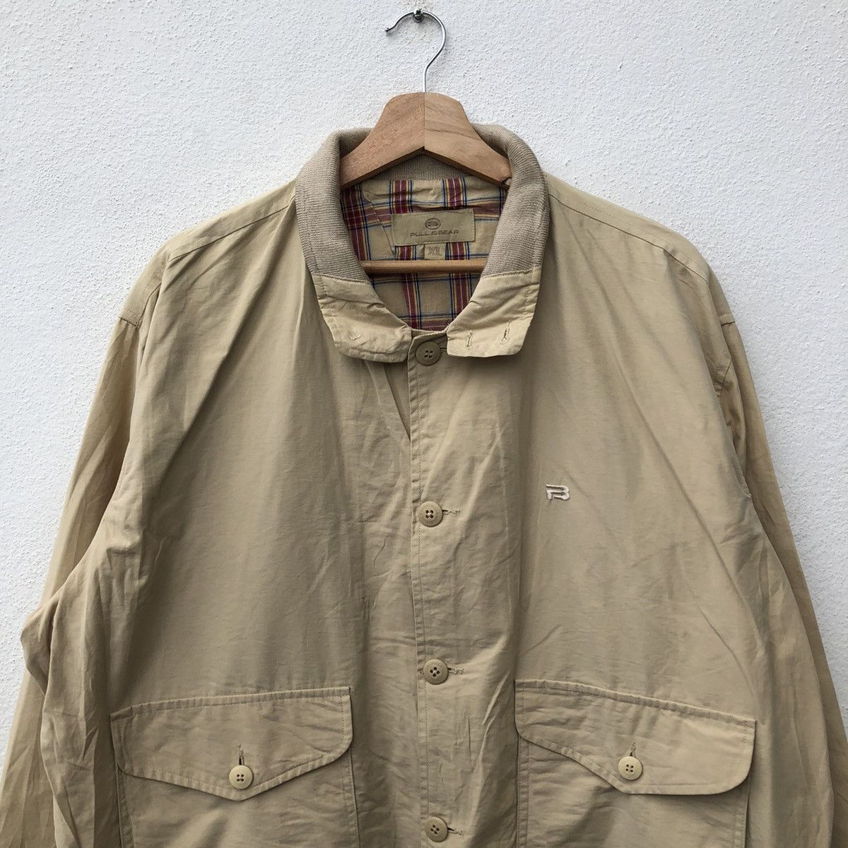 Japanese Brand × Pull & Bear PULL & BEAR BOMBER JACKET NICE LINING TARTAN DESIGN Size US XL / EU 56 / 4 - 3 Thumbnail