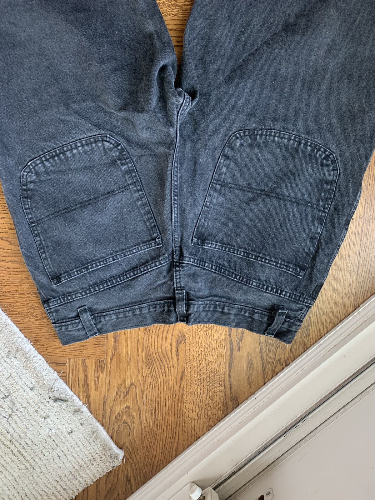 JNCO × Makaveli × Vintage 90s Tupac Thug Life Jorts Baggy Jean Shorts Long Wide Loose Size US 34 / EU 50 - 7 Thumbnail