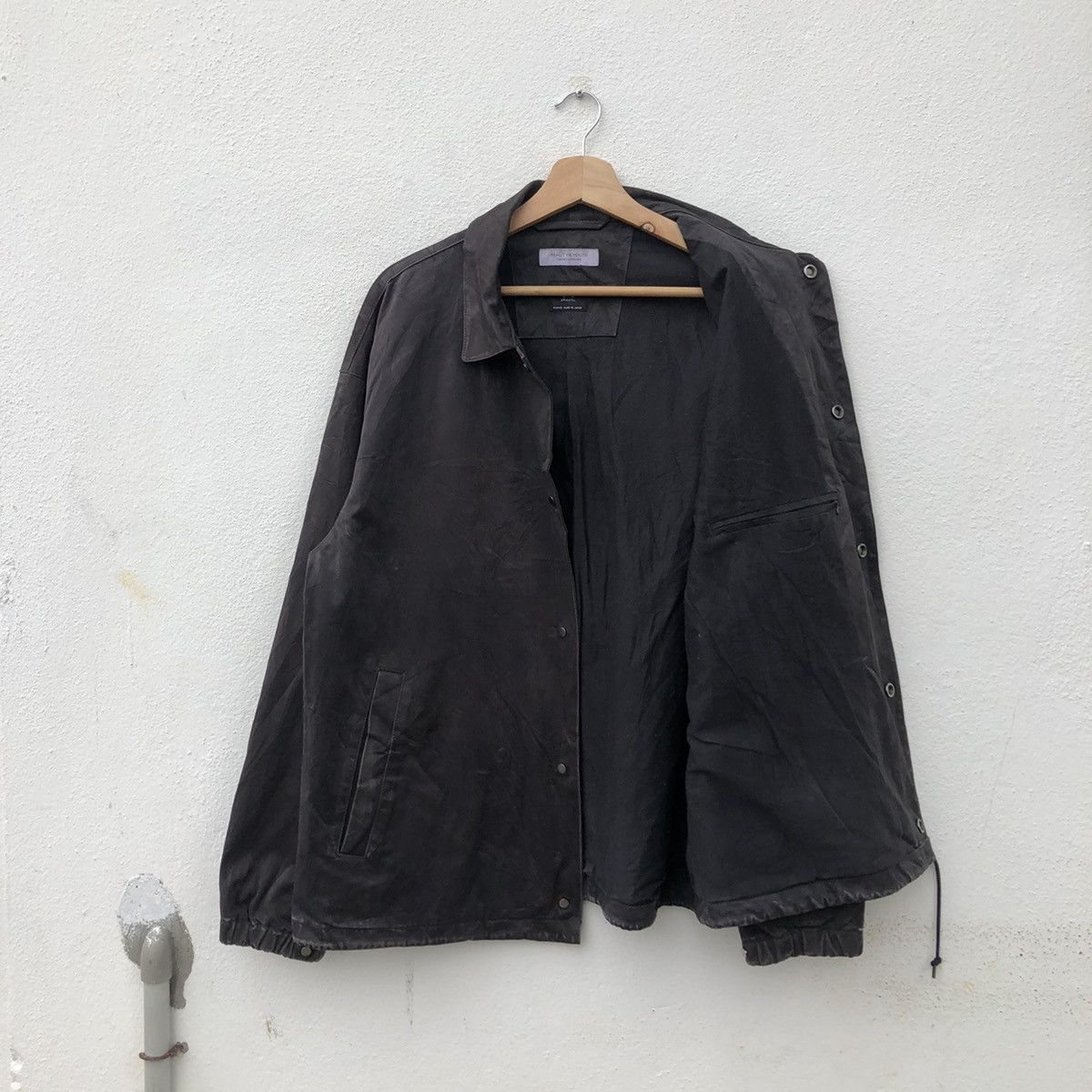 Japanese Brand VINTAGE WAX JACKET BEAUTY & YOUTH UNITED ARROW KOMATSU Size US L / EU 52-54 / 3 - 9 Thumbnail