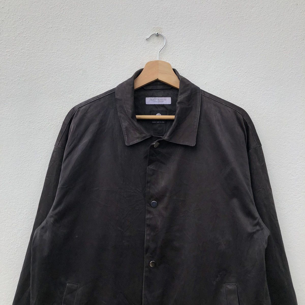 Japanese Brand VINTAGE WAX JACKET BEAUTY & YOUTH UNITED ARROW KOMATSU Size US L / EU 52-54 / 3 - 3 Thumbnail