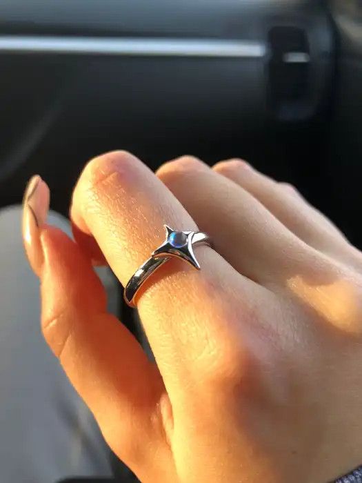 Jewelry Natural Stone Star Ring Size ONE SIZE - 2 Thumbnail
