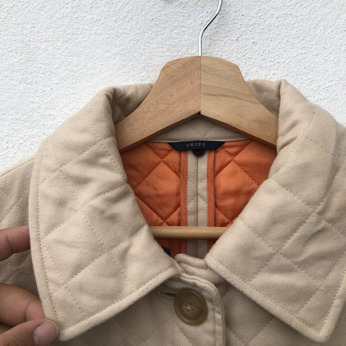 Japanese Brand QUILTED LONG JACKET SHIPS FABRIC OF JAPAN Size US S / EU 44-46 / 1 - 11 Thumbnail