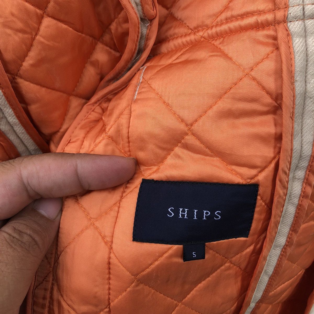 Japanese Brand QUILTED LONG JACKET SHIPS FABRIC OF JAPAN Size US S / EU 44-46 / 1 - 13 Thumbnail