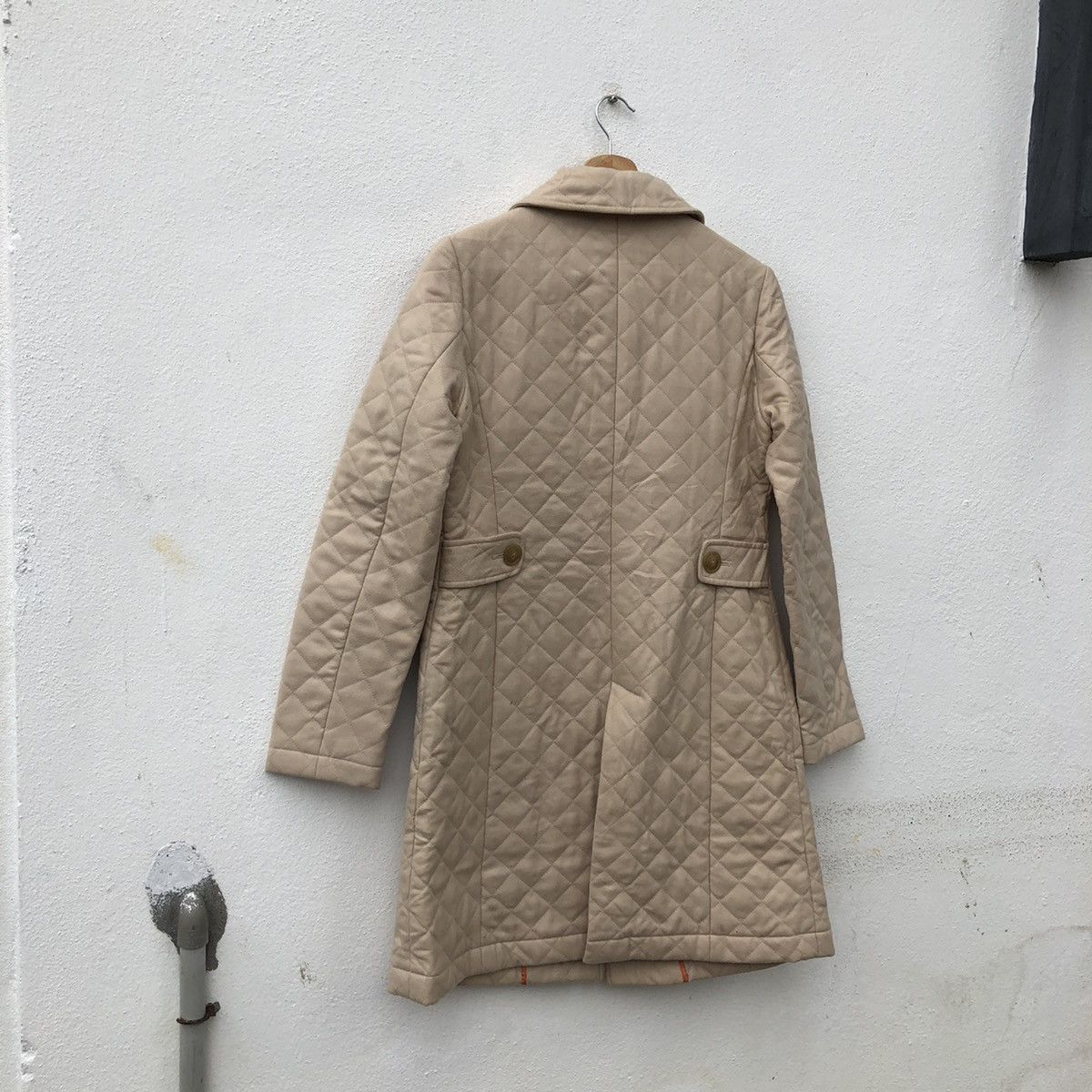 Japanese Brand QUILTED LONG JACKET SHIPS FABRIC OF JAPAN Size US S / EU 44-46 / 1 - 7 Thumbnail