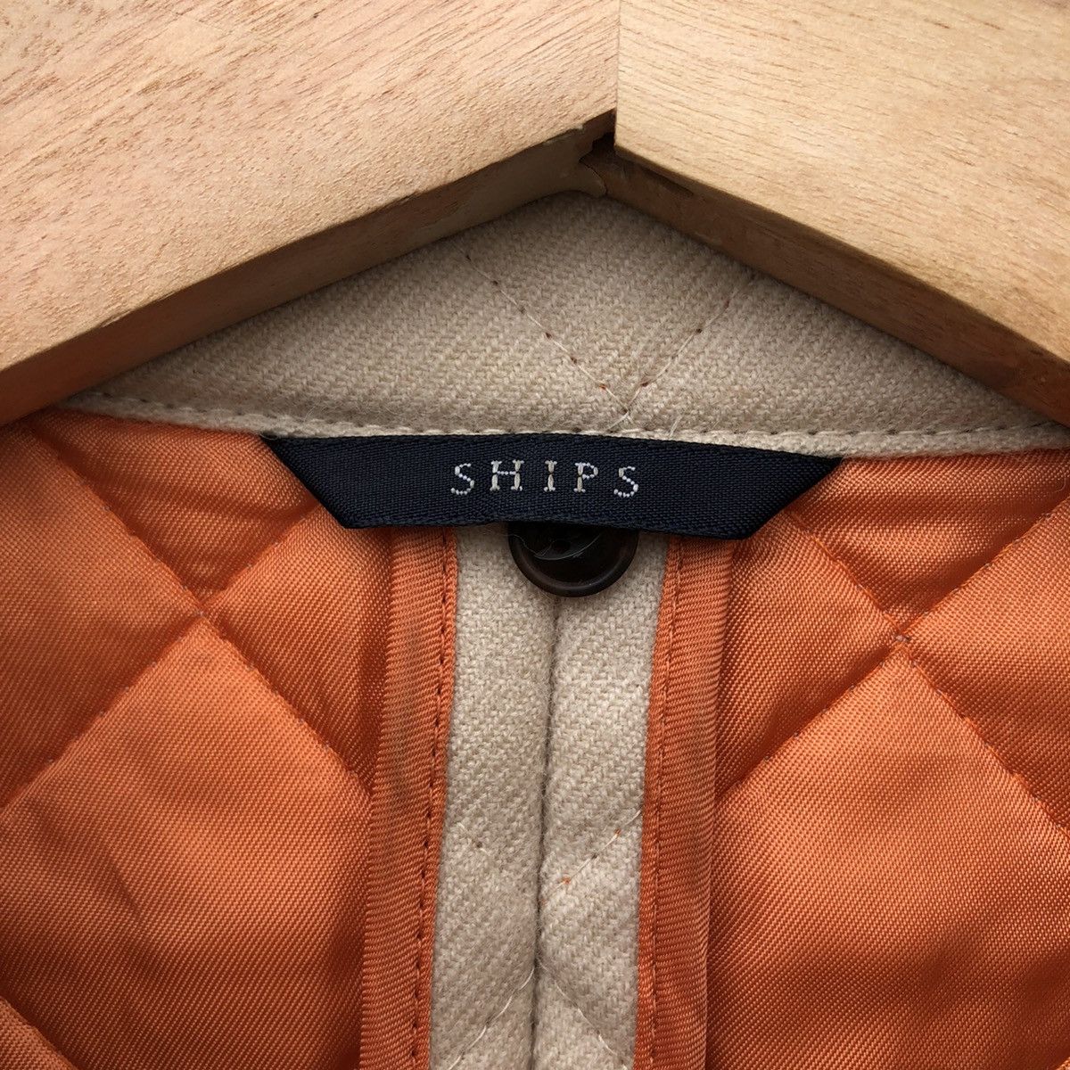 Japanese Brand QUILTED LONG JACKET SHIPS FABRIC OF JAPAN Size US S / EU 44-46 / 1 - 12 Thumbnail