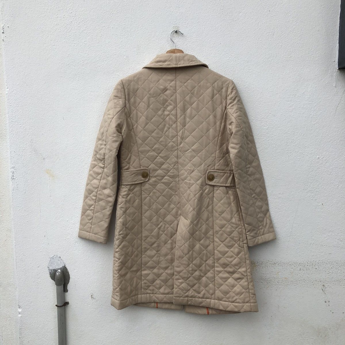 Japanese Brand QUILTED LONG JACKET SHIPS FABRIC OF JAPAN Size US S / EU 44-46 / 1 - 6 Thumbnail