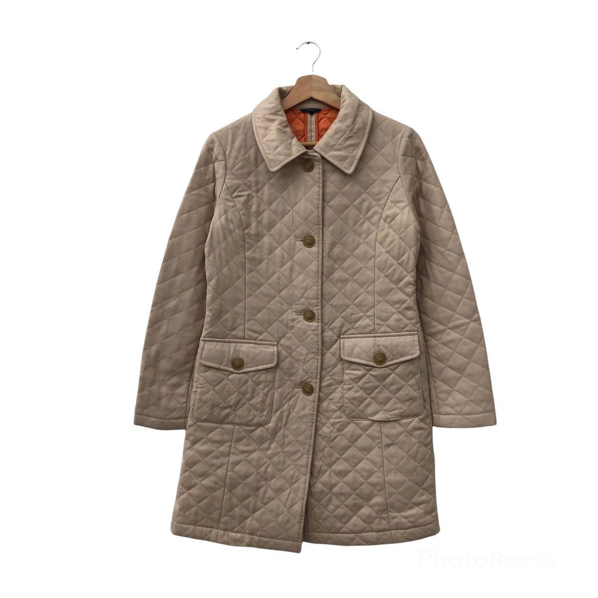 Japanese Brand QUILTED LONG JACKET SHIPS FABRIC OF JAPAN Size US S / EU 44-46 / 1 - 1 Thumbnail