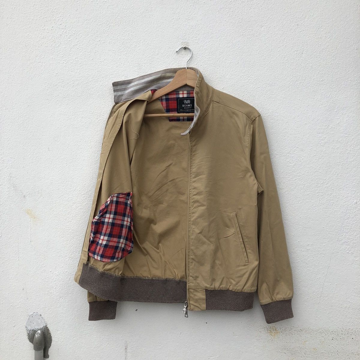 Beams Plus BEAMS HEART BOMBER JACKET TARTAN DESIGN LINING Size US S / EU 44-46 / 1 - 9 Thumbnail