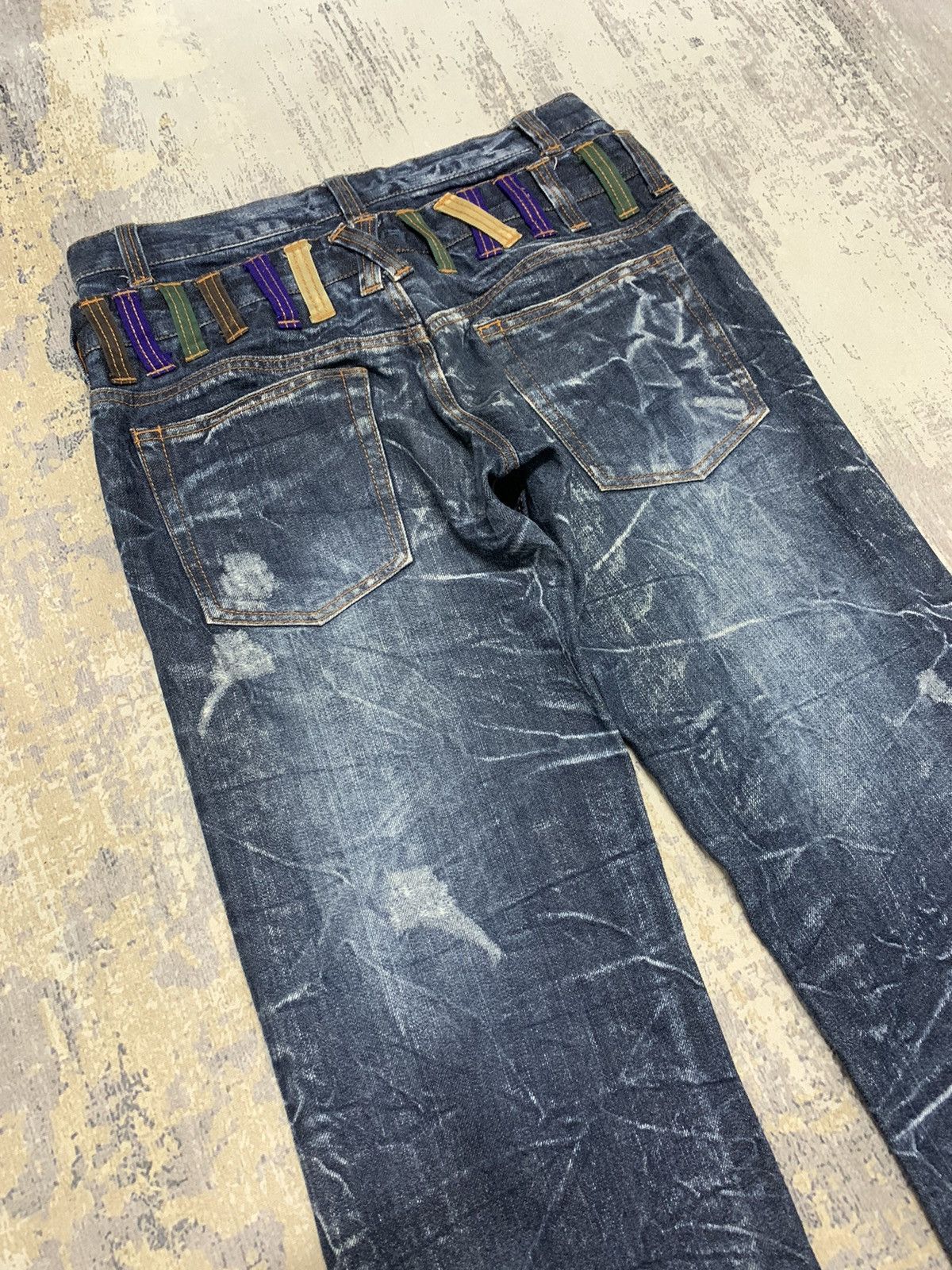 Japanese Nylaus Double Waist Denim PPFM Style Jeans 31x31