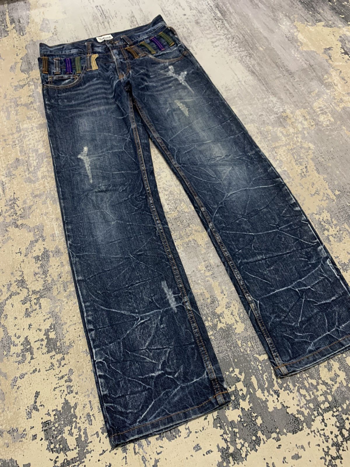 Japanese Nylaus Double Waist Denim PPFM Style Jeans 31x31
