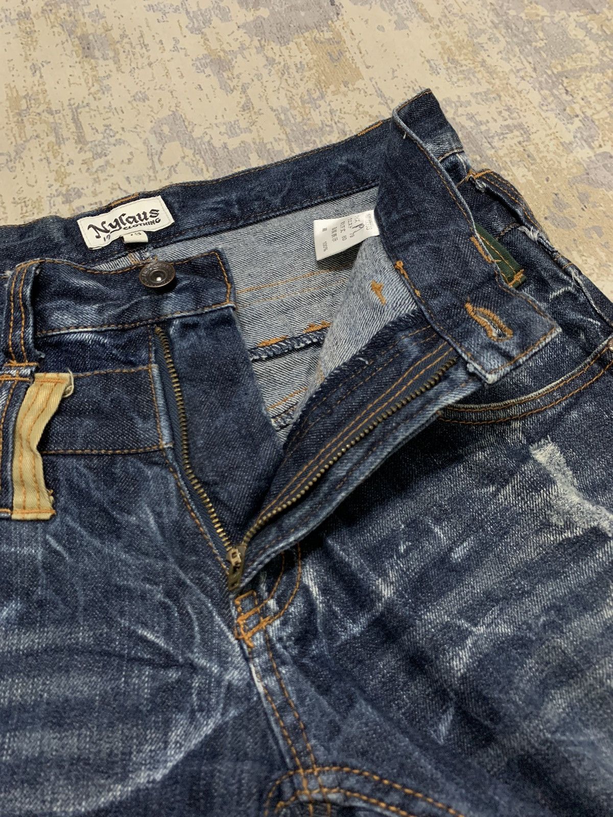 Japanese Nylaus Double Waist Denim PPFM Style Jeans 31x31