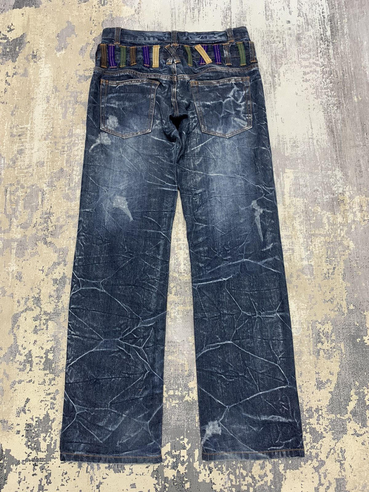 Japanese Nylaus Double Waist Denim PPFM Style Jeans 31x31