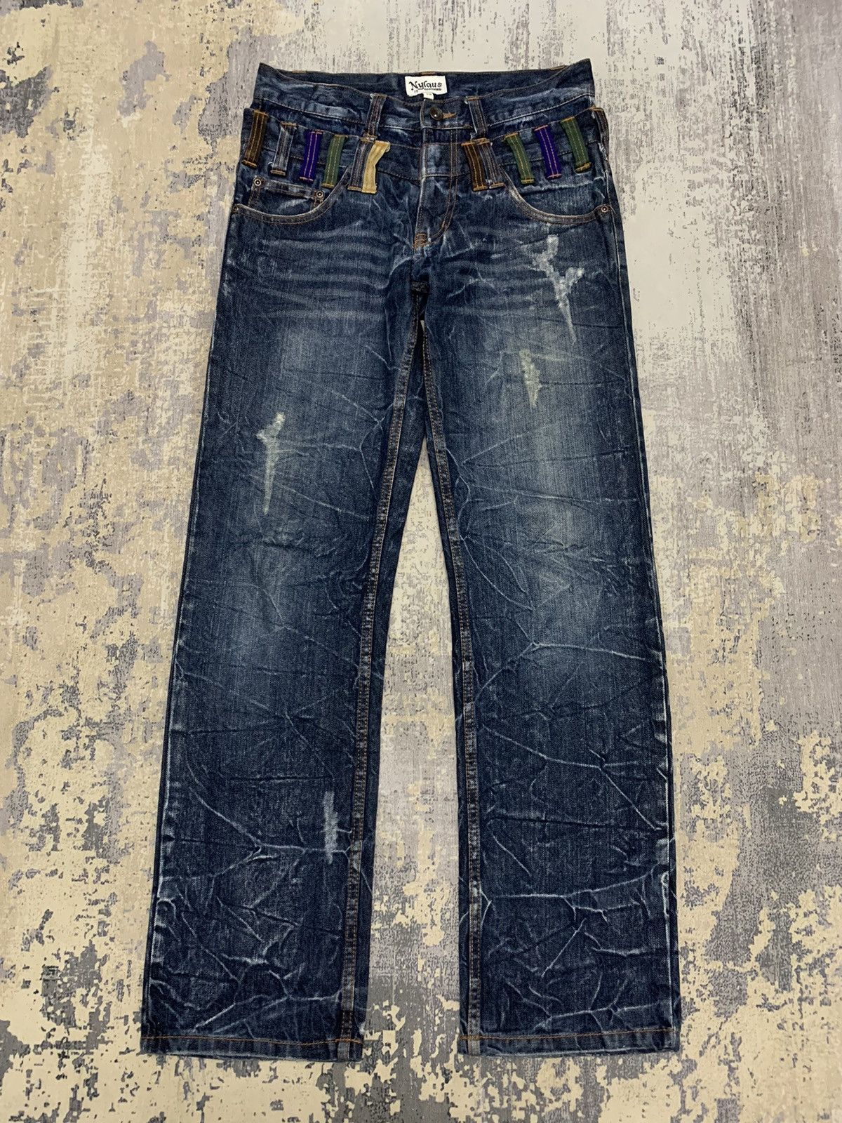 Japanese Nylaus Double Waist Denim PPFM Style Jeans 31x31