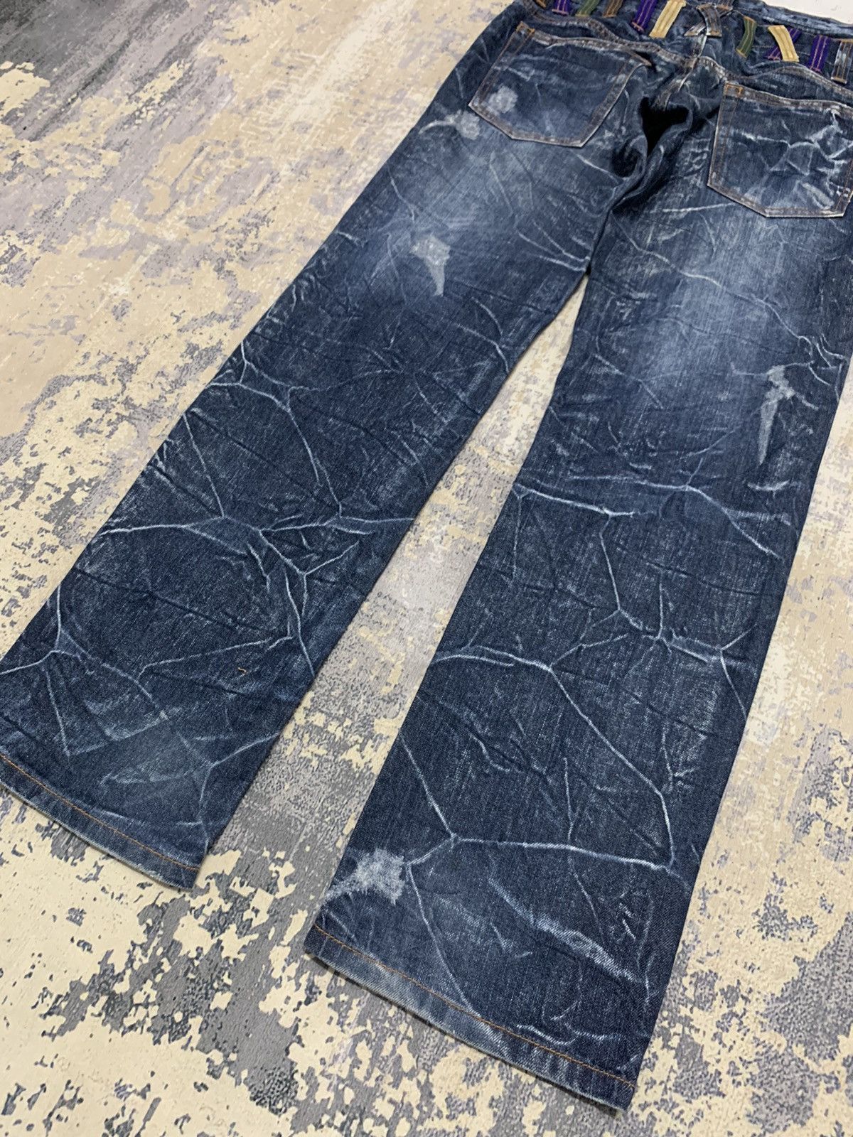 Japanese Nylaus Double Waist Denim PPFM Style Jeans 31x31