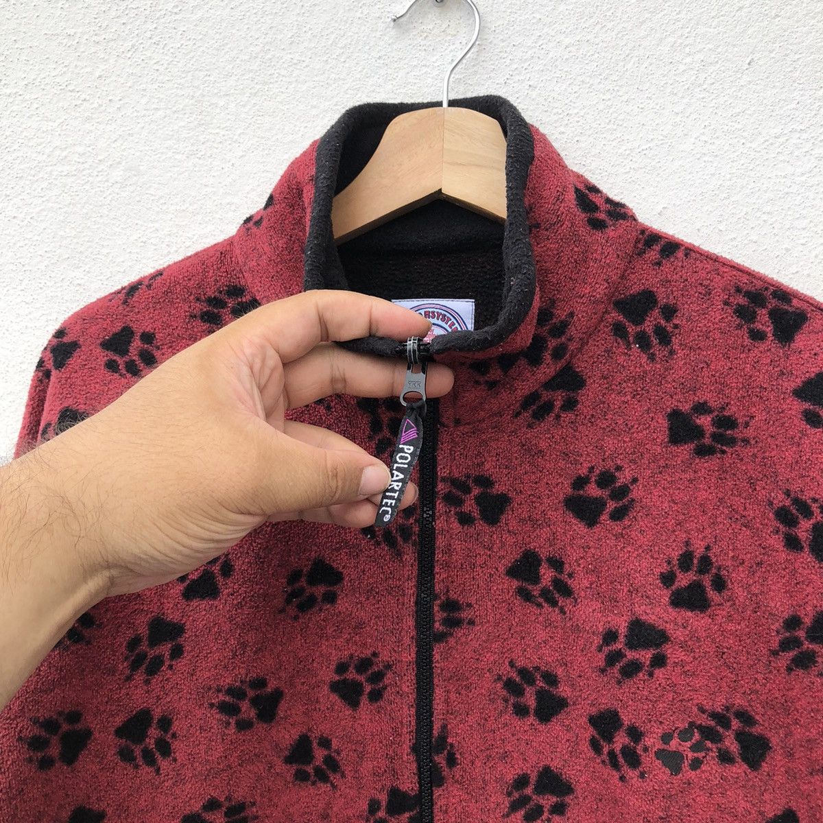 Jack Wolfskin FULL PRINT JACKET JACK WOLFSKINS POLARTEC FLEECE JACKET Size US L / EU 52-54 / 3 - 6 Thumbnail