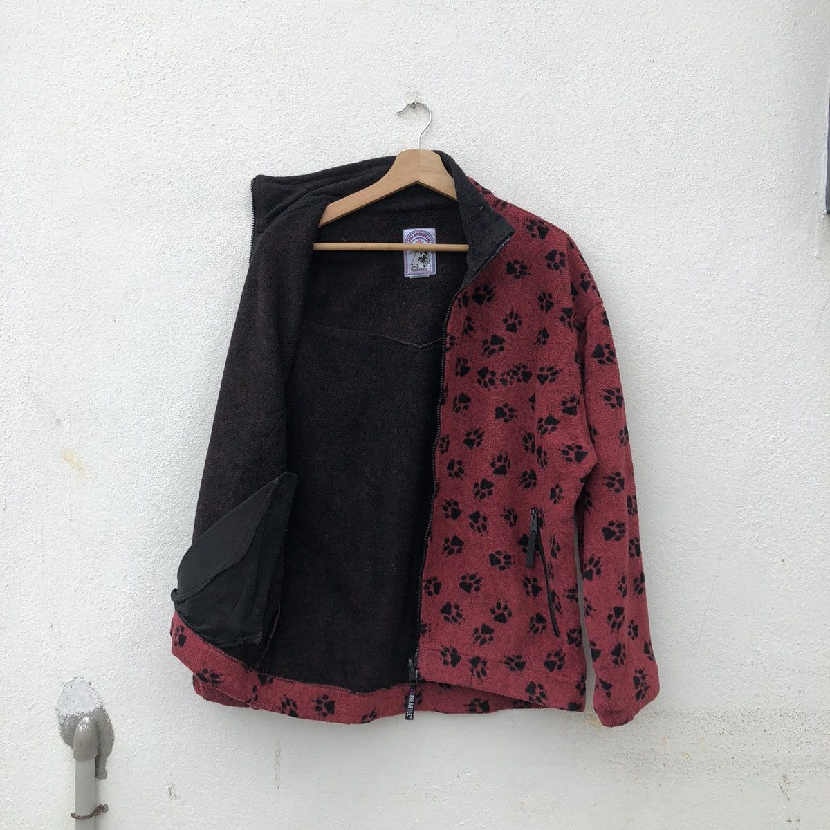 Jack Wolfskin FULL PRINT JACKET JACK WOLFSKINS POLARTEC FLEECE JACKET Size US L / EU 52-54 / 3 - 9 Thumbnail