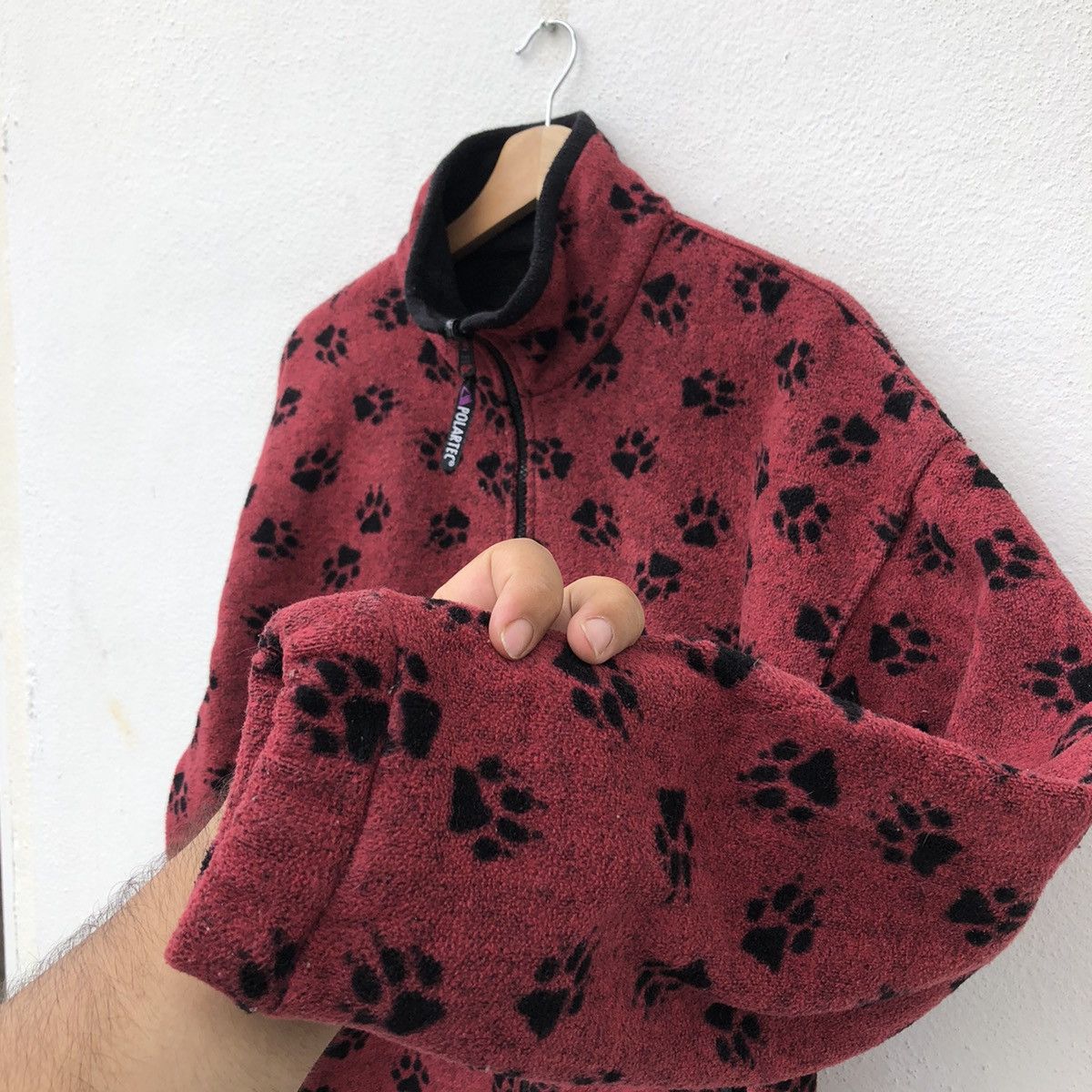 Jack Wolfskin FULL PRINT JACKET JACK WOLFSKINS POLARTEC FLEECE JACKET Size US L / EU 52-54 / 3 - 7 Thumbnail