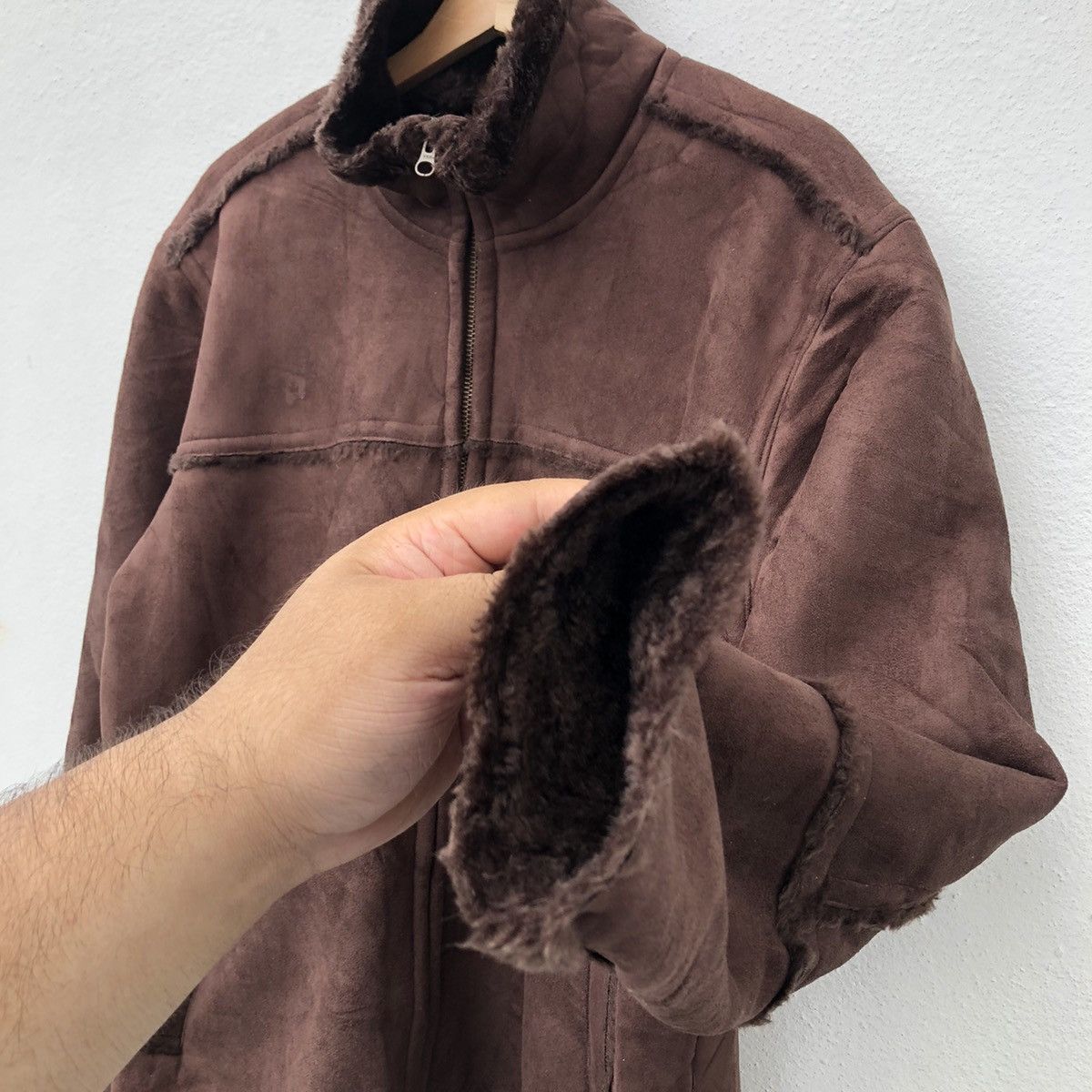 Japanese Brand VINTAGE B 3 STYLE JACKET MINK FUR LINING ROUSHATTE Size US M / EU 48-50 / 2 - 8 Thumbnail