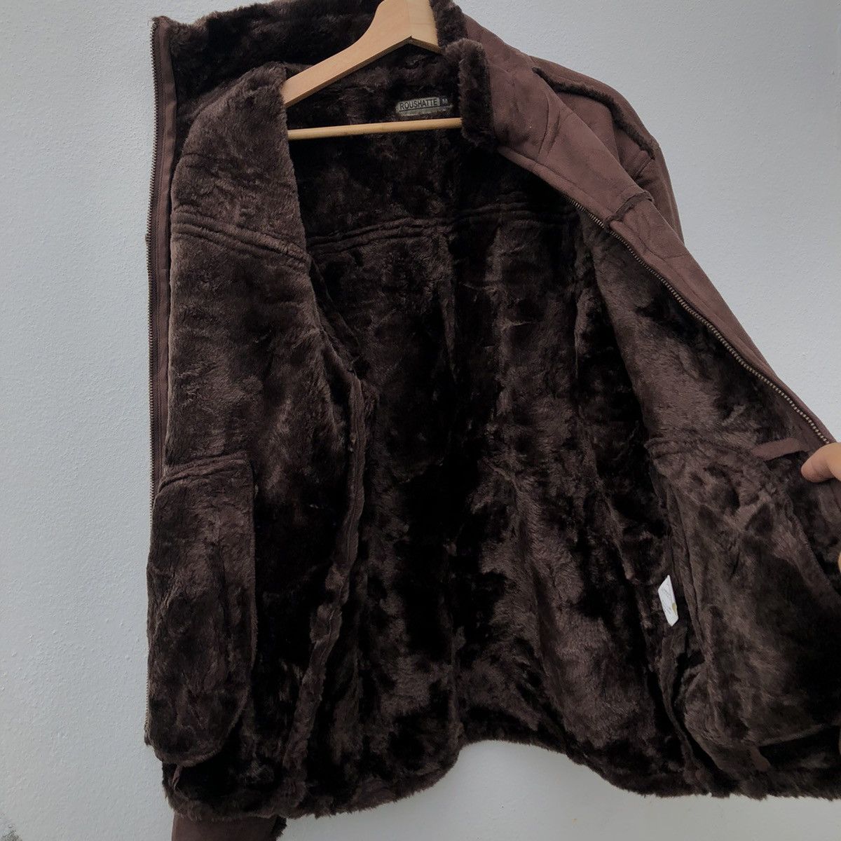 Japanese Brand VINTAGE B 3 STYLE JACKET MINK FUR LINING ROUSHATTE Size US M / EU 48-50 / 2 - 10 Thumbnail