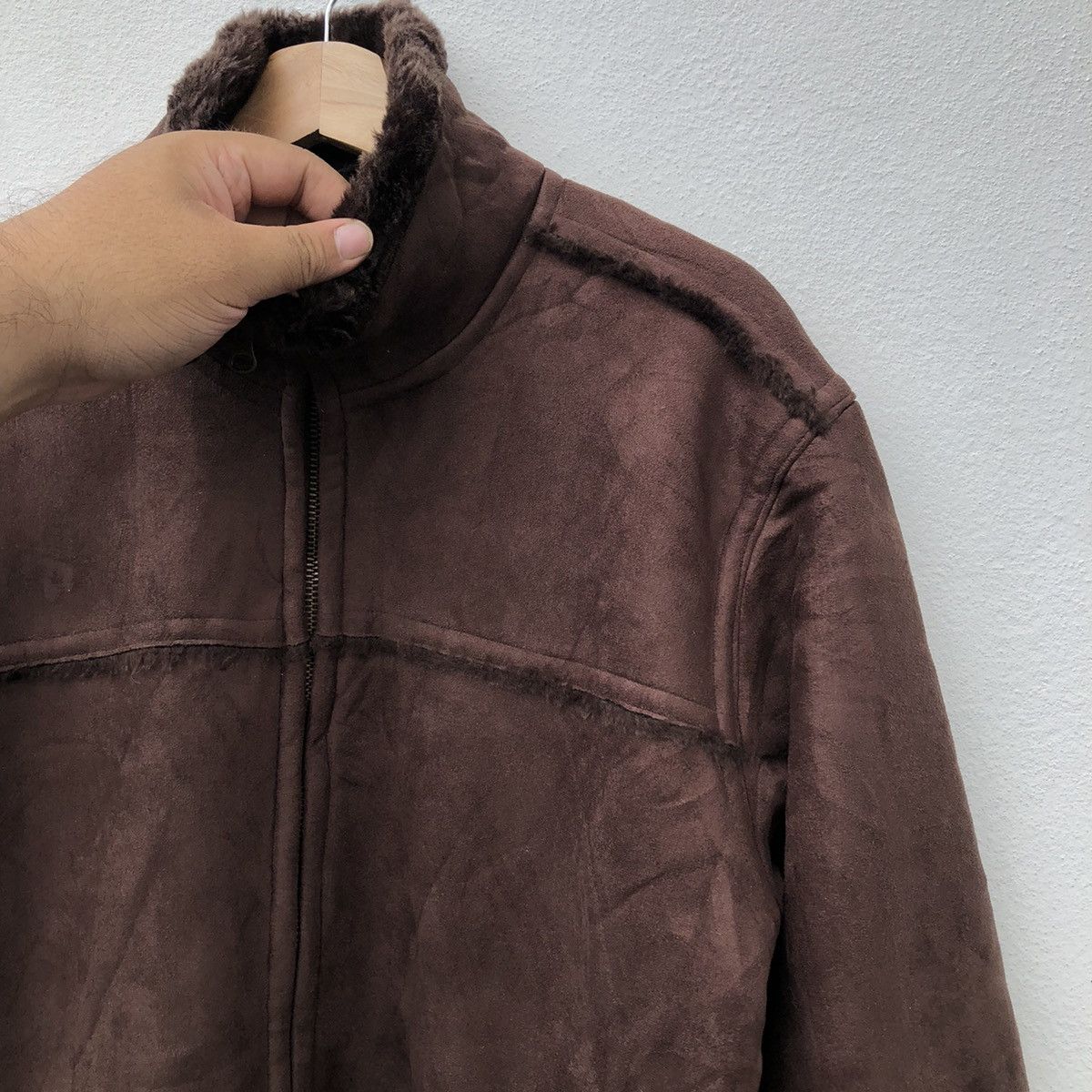 Japanese Brand VINTAGE B 3 STYLE JACKET MINK FUR LINING ROUSHATTE Size US M / EU 48-50 / 2 - 7 Thumbnail