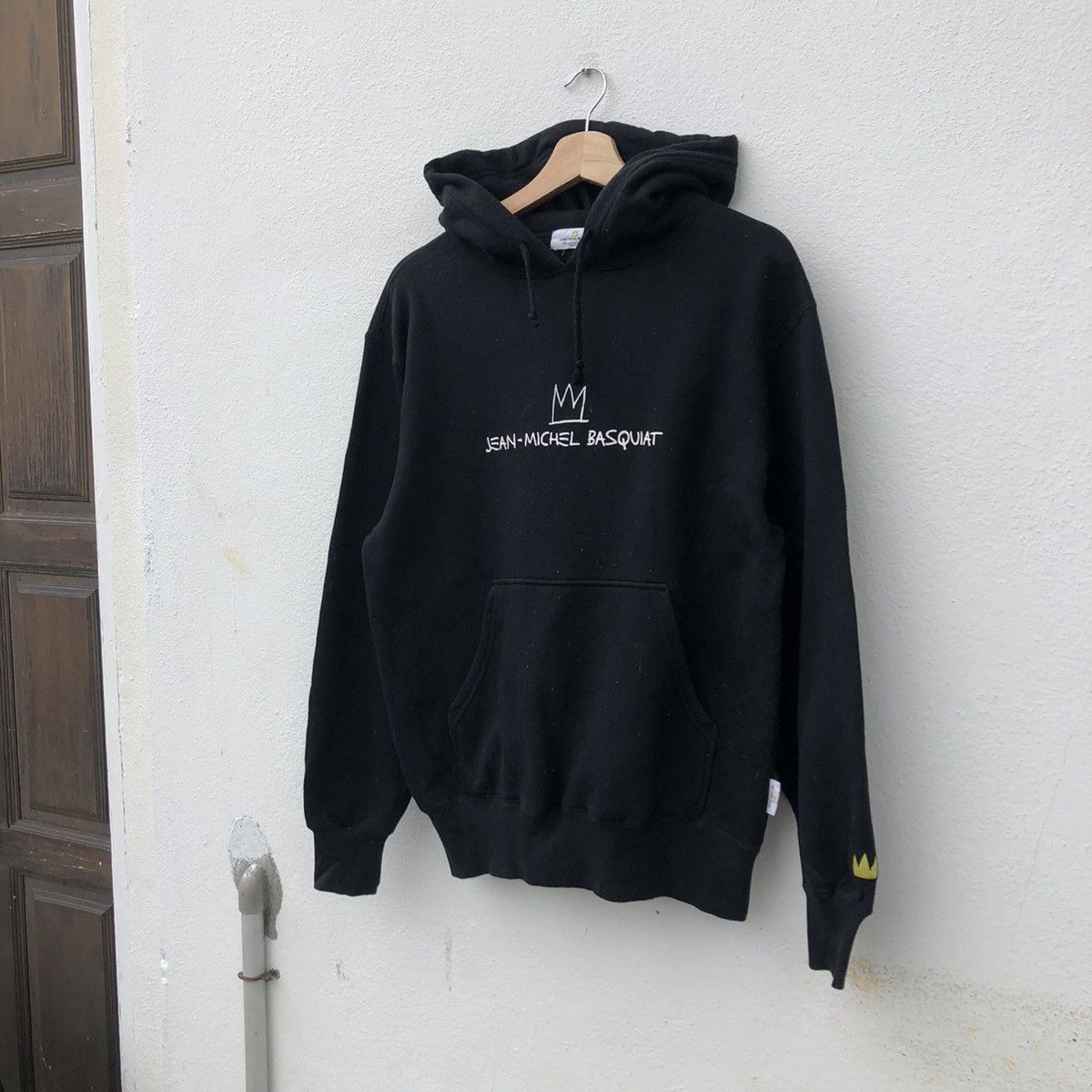 Japanese Brand HOODIE SWEATER JEAN-MICHEL BASQUIAT BIG LOGO Size US S / EU 44-46 / 1 - 3 Thumbnail