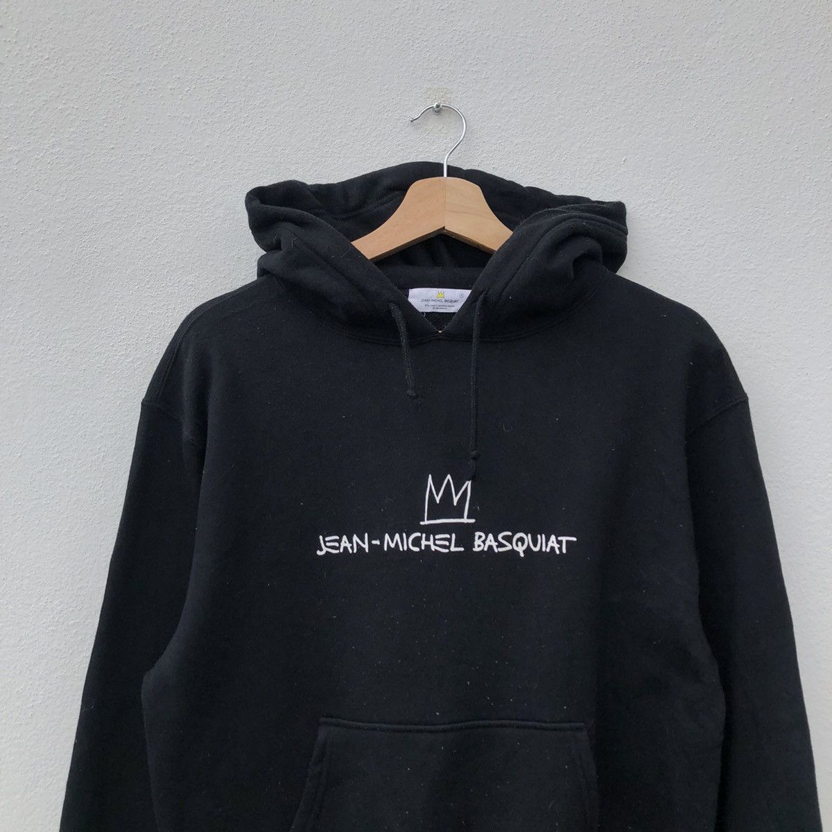 Japanese Brand HOODIE SWEATER JEAN-MICHEL BASQUIAT BIG LOGO Size US S / EU 44-46 / 1 - 4 Thumbnail