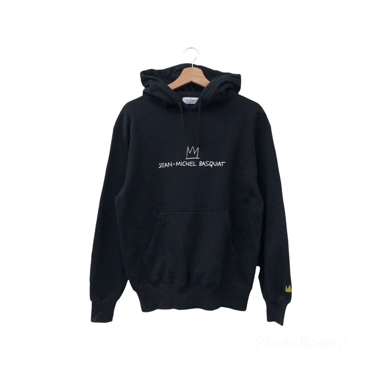 Japanese Brand HOODIE SWEATER JEAN-MICHEL BASQUIAT BIG LOGO Size US S / EU 44-46 / 1 - 2 Thumbnail