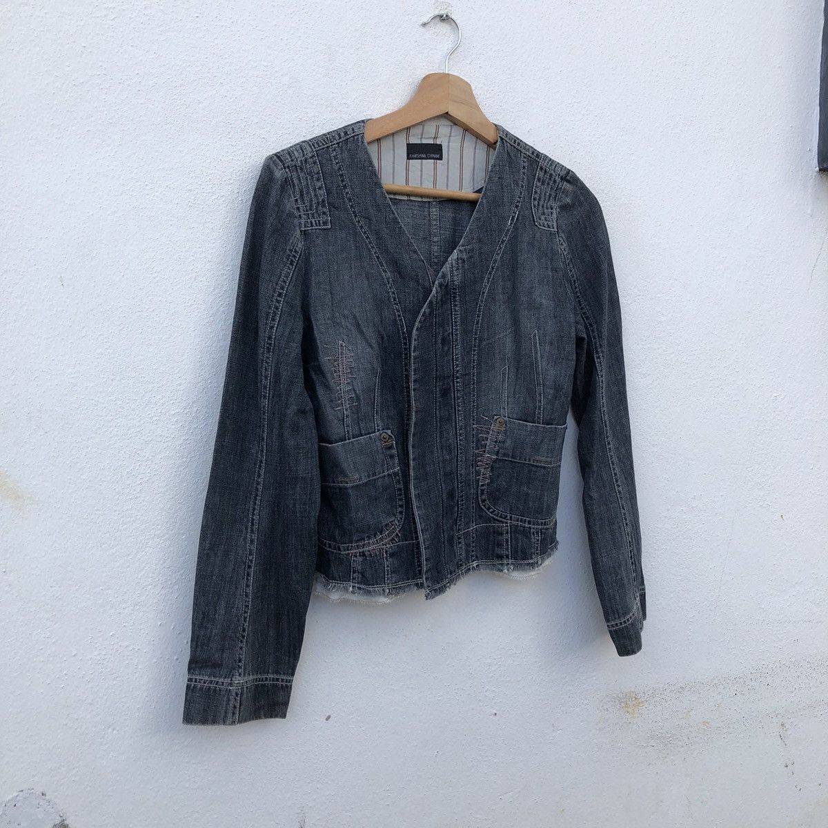Japanese Brand PATCHWORK STYLE DESIGN DISTRESSED KAMISHIMA CHINAMI Size US M / EU 48-50 / 2 - 7 Thumbnail
