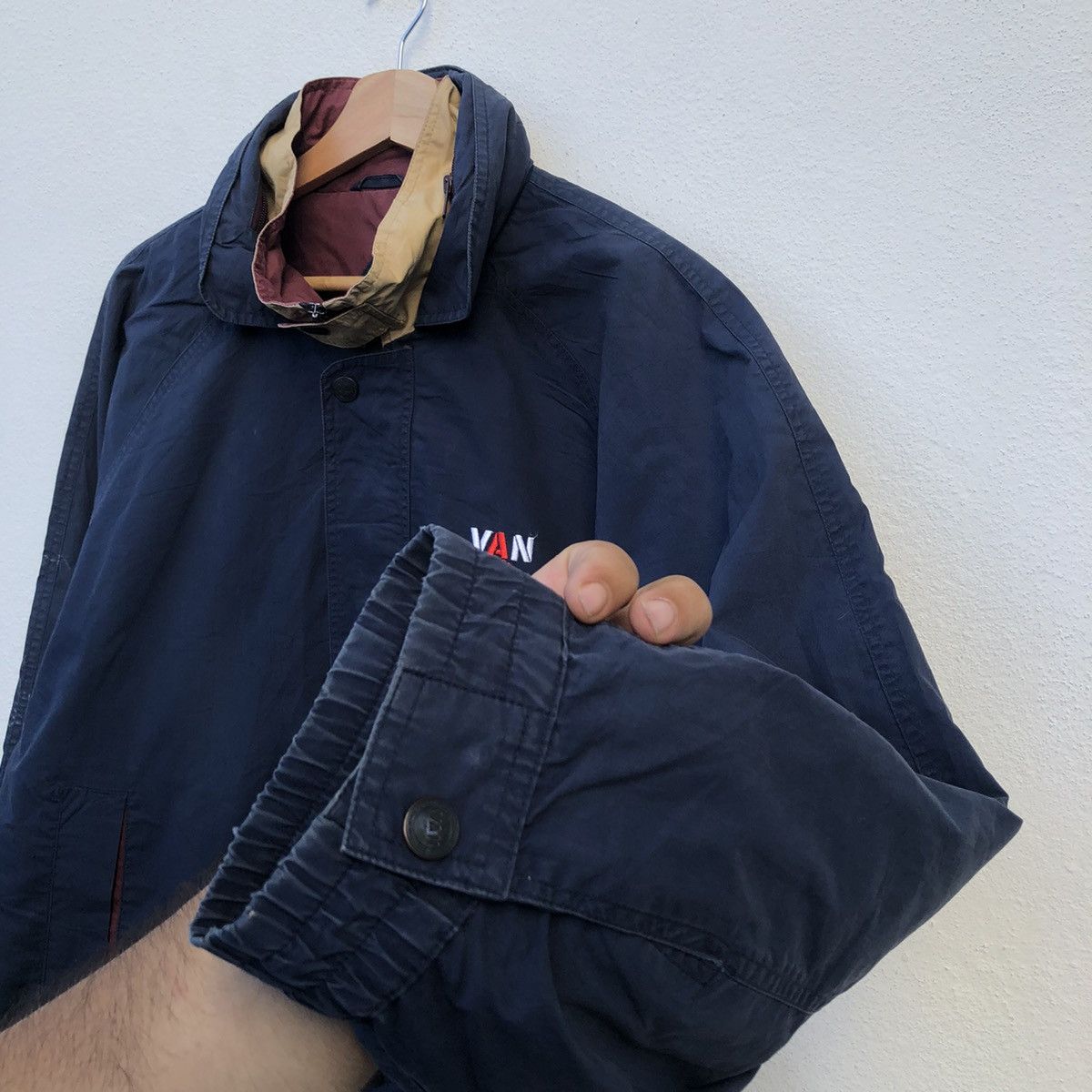 Japanese Brand BONDAGE MULTI POCKET PARACHUTE JACKET VAN Size US L / EU 52-54 / 3 - 6 Thumbnail